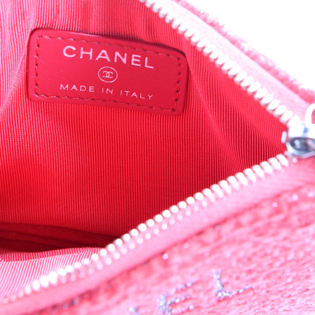 Chanel Mini Deauville Pouch Lurex Boucle 28M