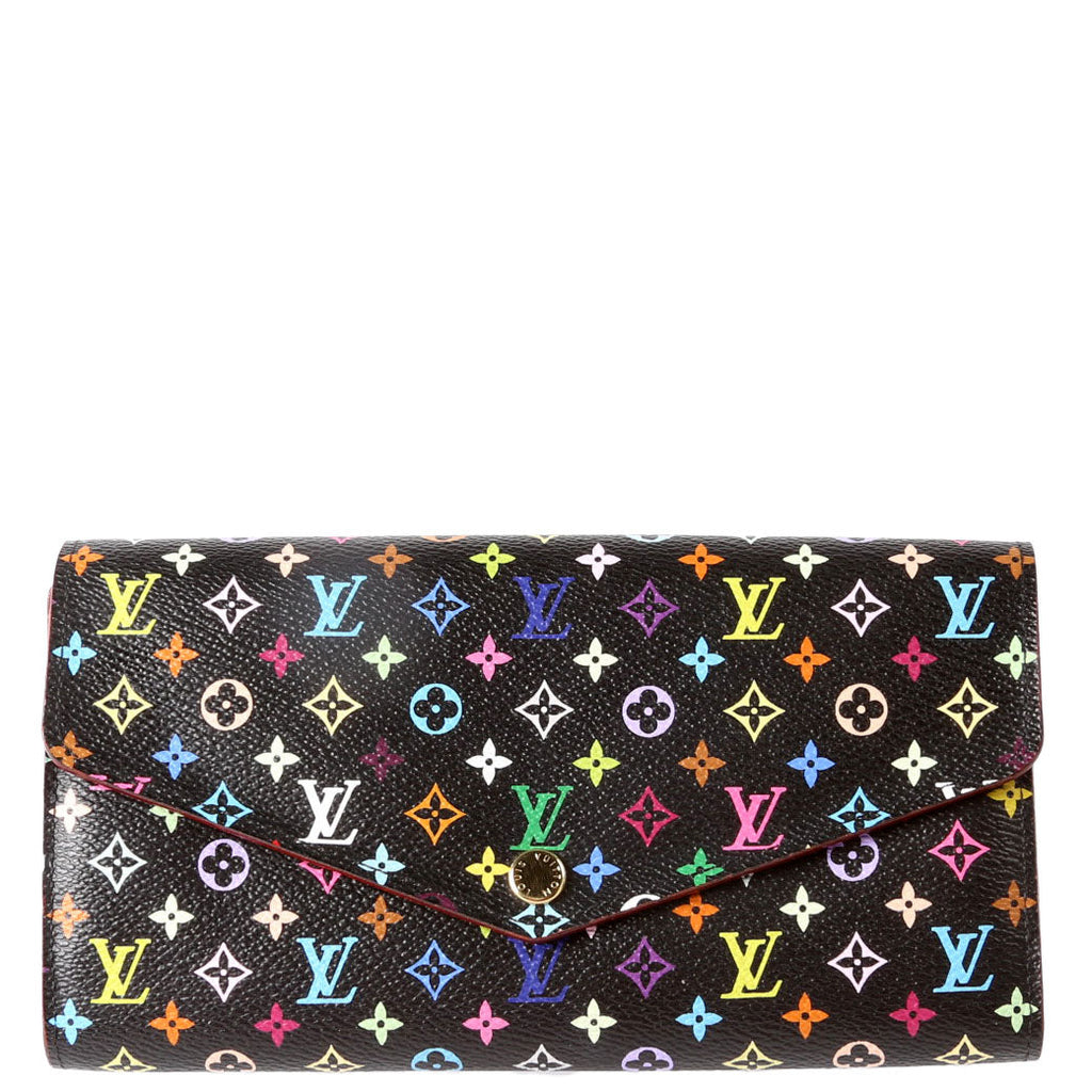 Louis Vuitton Sarah Wallet NM Multicolor Black