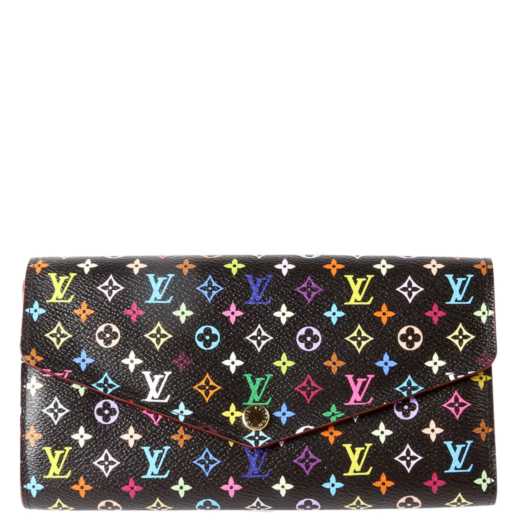 Louis Vuitton Sarah Wallet NM Multicolor Black