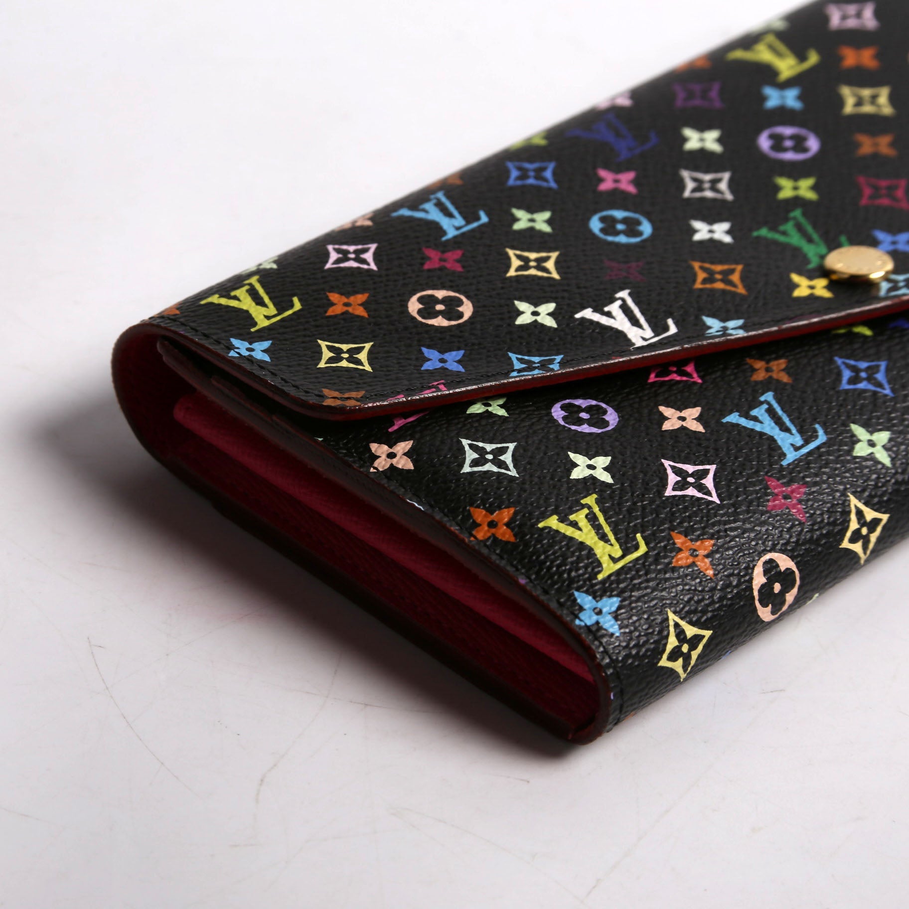 Louis Vuitton Sarah Wallet NM Multicolor Black