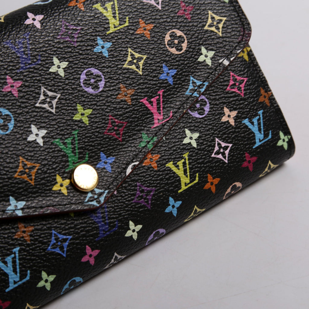 Louis Vuitton Sarah Wallet NM Multicolor Black