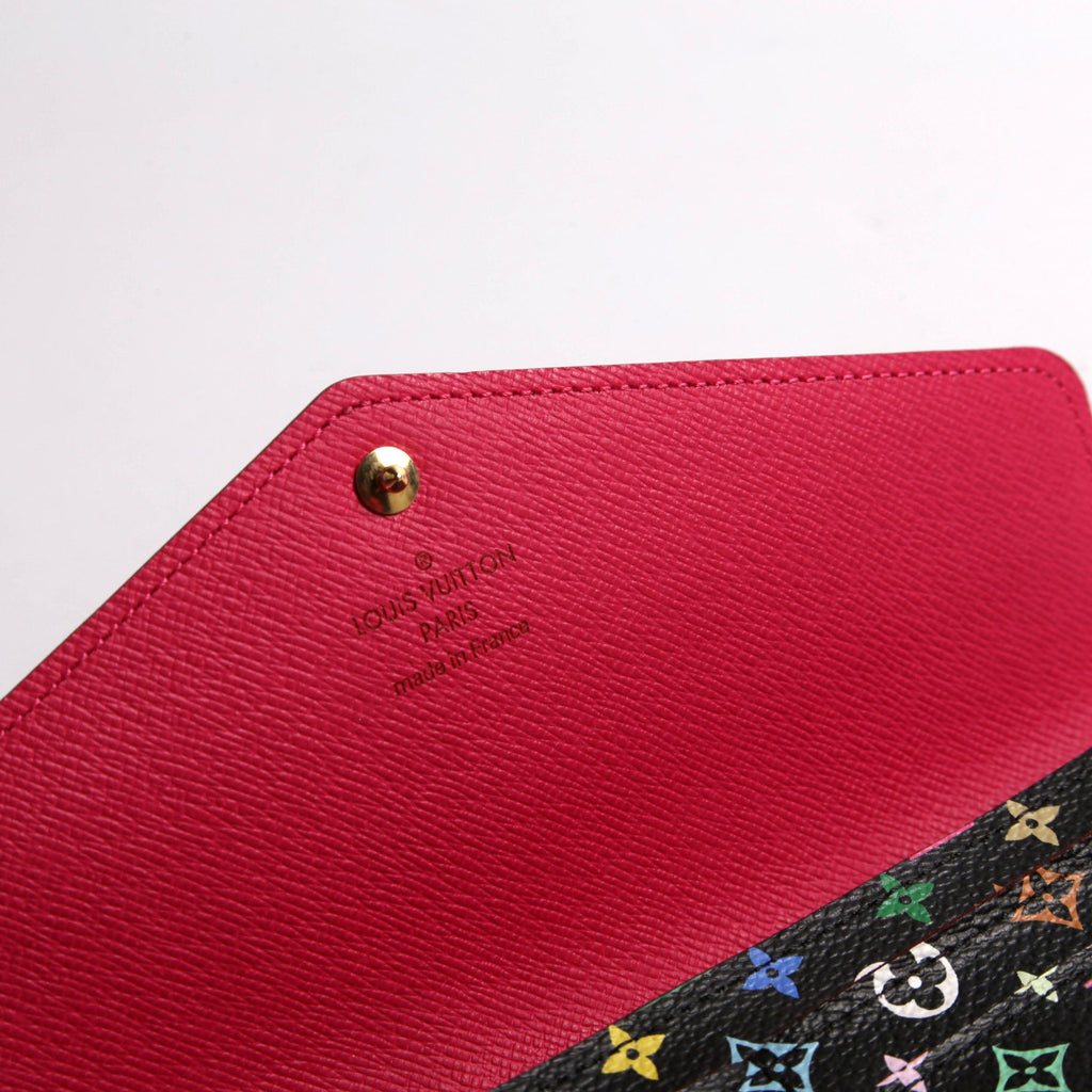 Louis Vuitton Sarah Wallet NM Multicolor Black