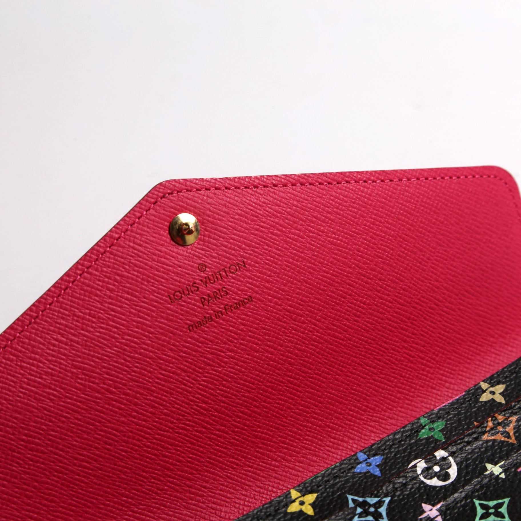 Louis Vuitton Sarah Wallet NM Multicolor Black