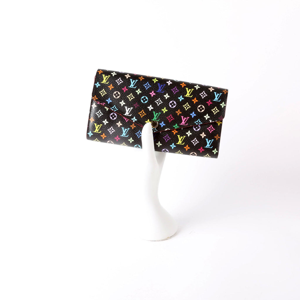 Louis Vuitton Sarah Wallet NM Multicolor Black