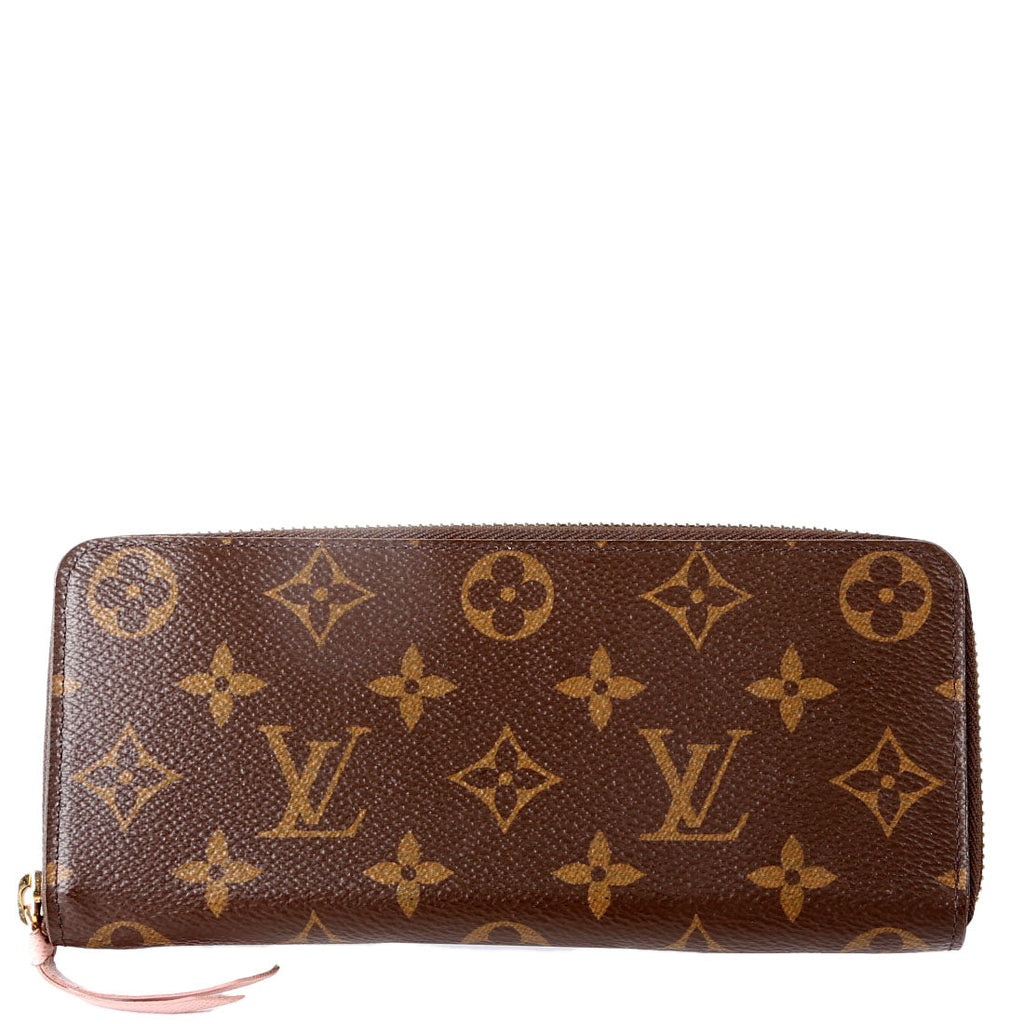 Louis Vuitton Clemence Wallet Monogram Pink