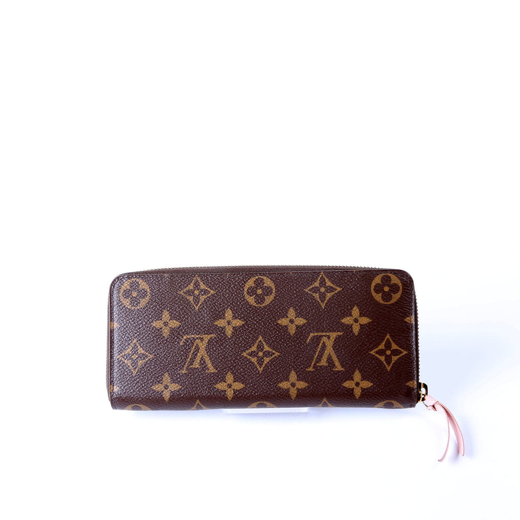 Louis Vuitton Clemence Wallet Monogram Pink