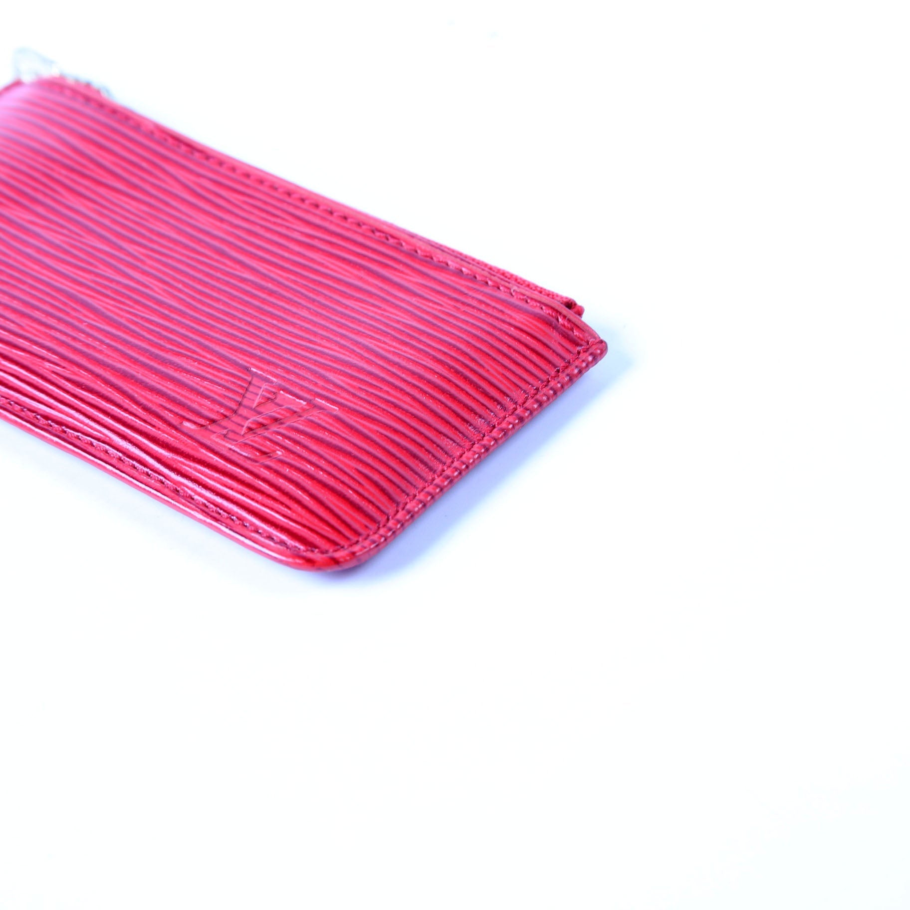 Louis Vuitton Pochette Cles Epi Red