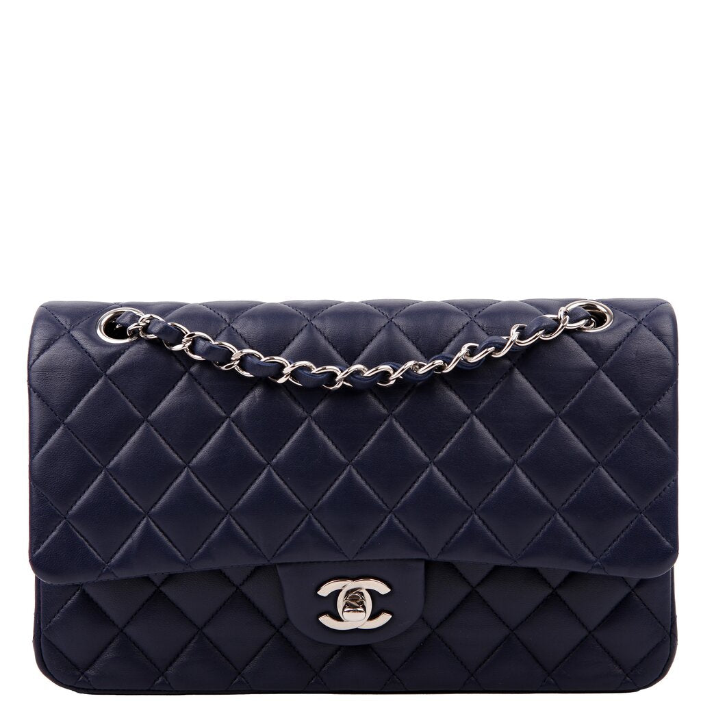 Chanel Classic Flap Medium Lambskin Blue 29M