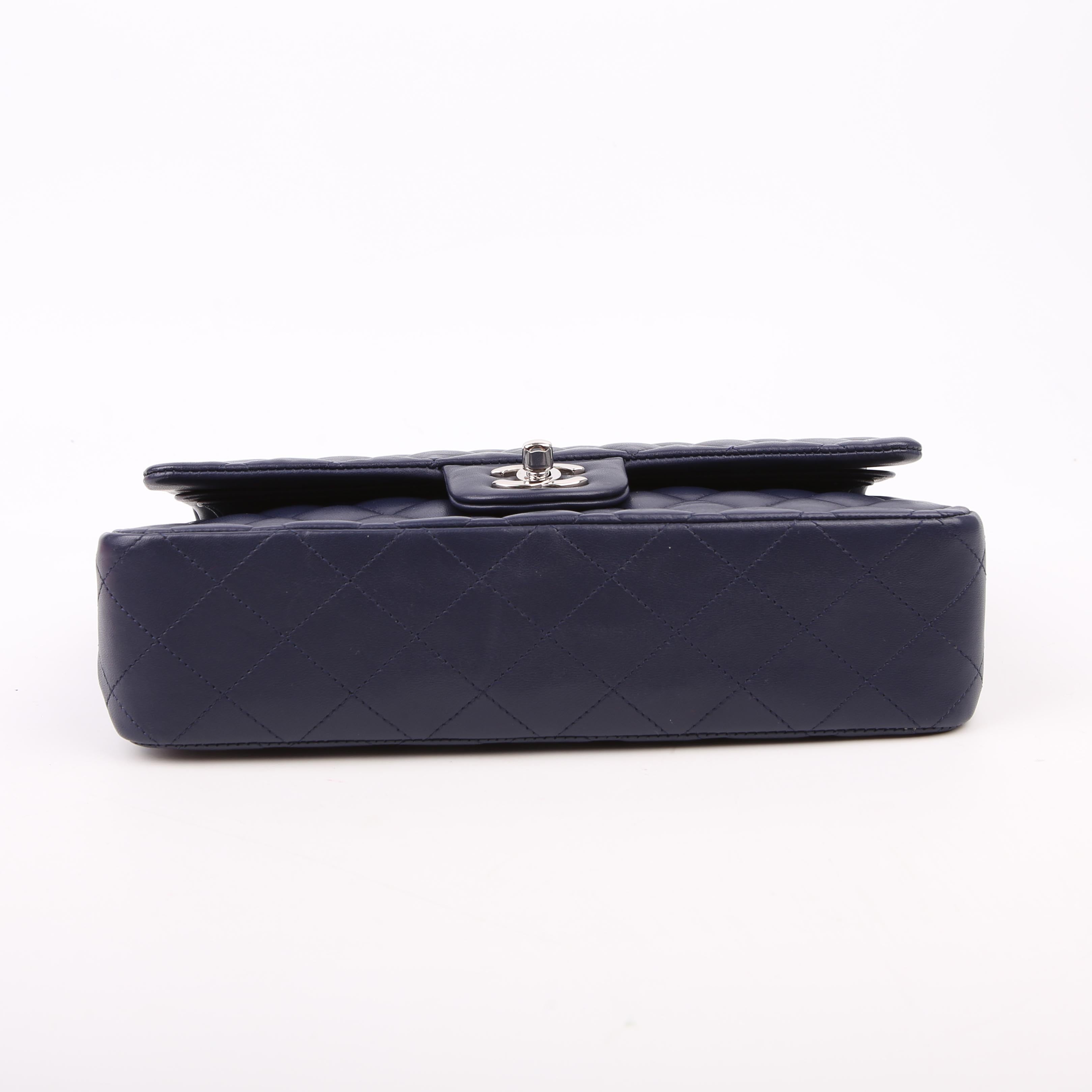 Chanel Classic Flap Medium Lambskin Blue 29M