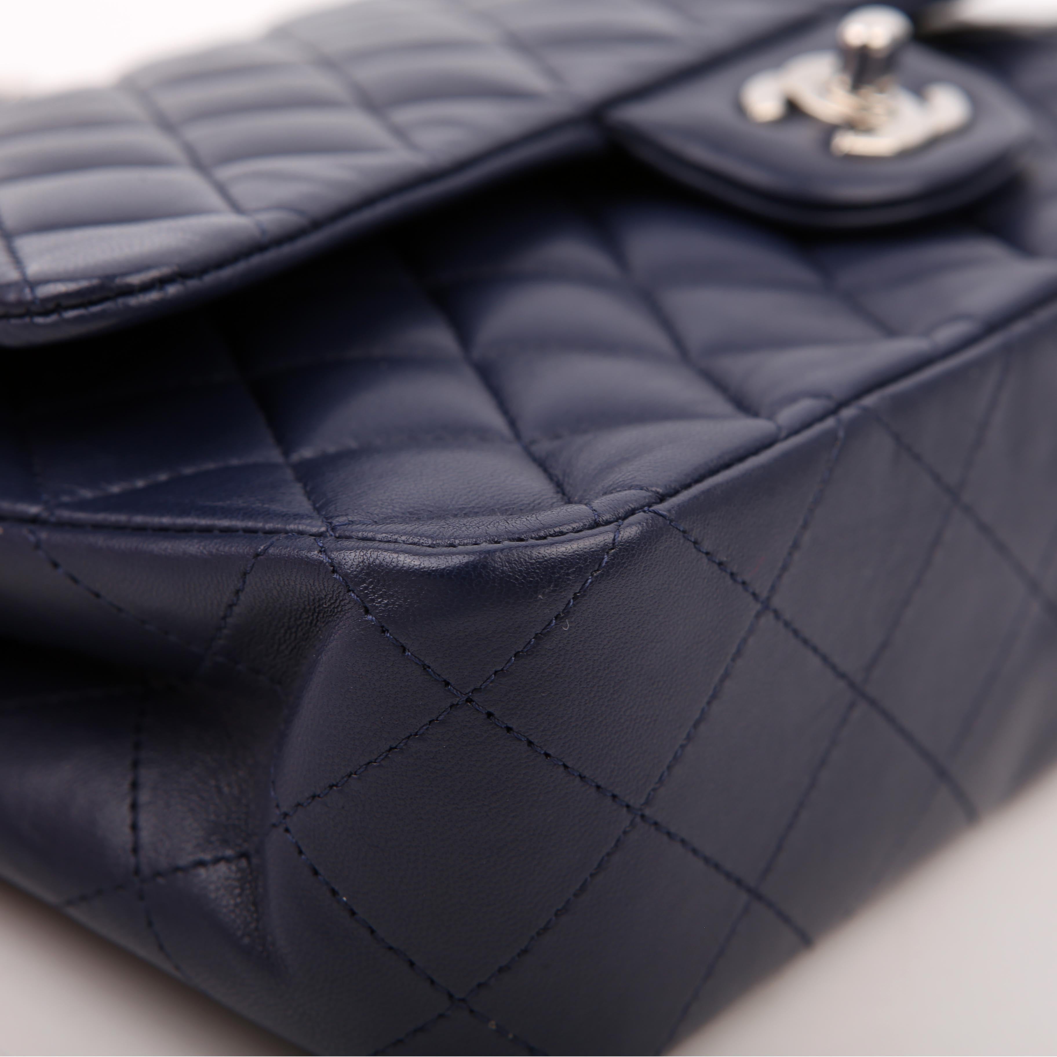Chanel Classic Flap Medium Lambskin Blue 29M
