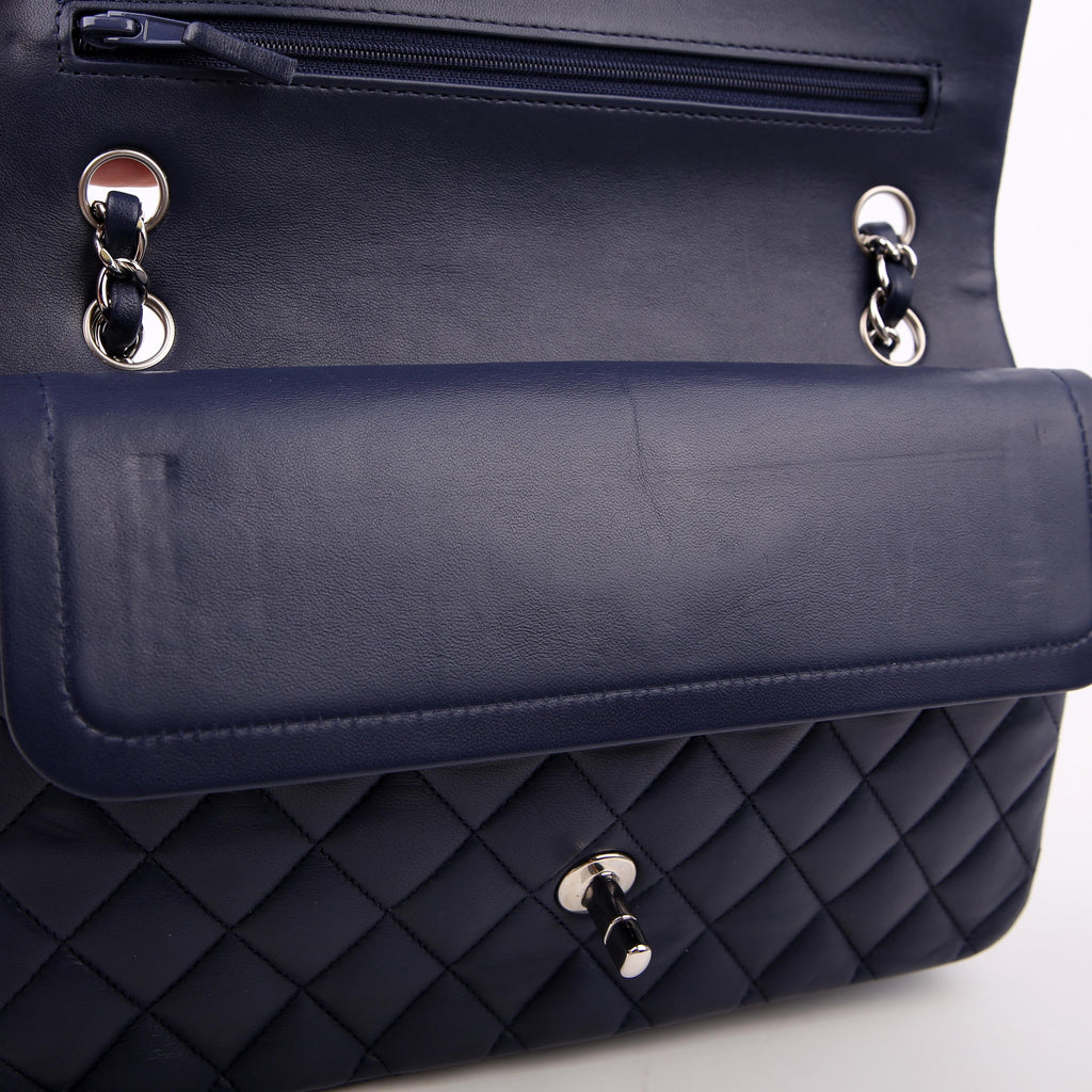 Chanel Classic Flap Medium Lambskin Blue 29M