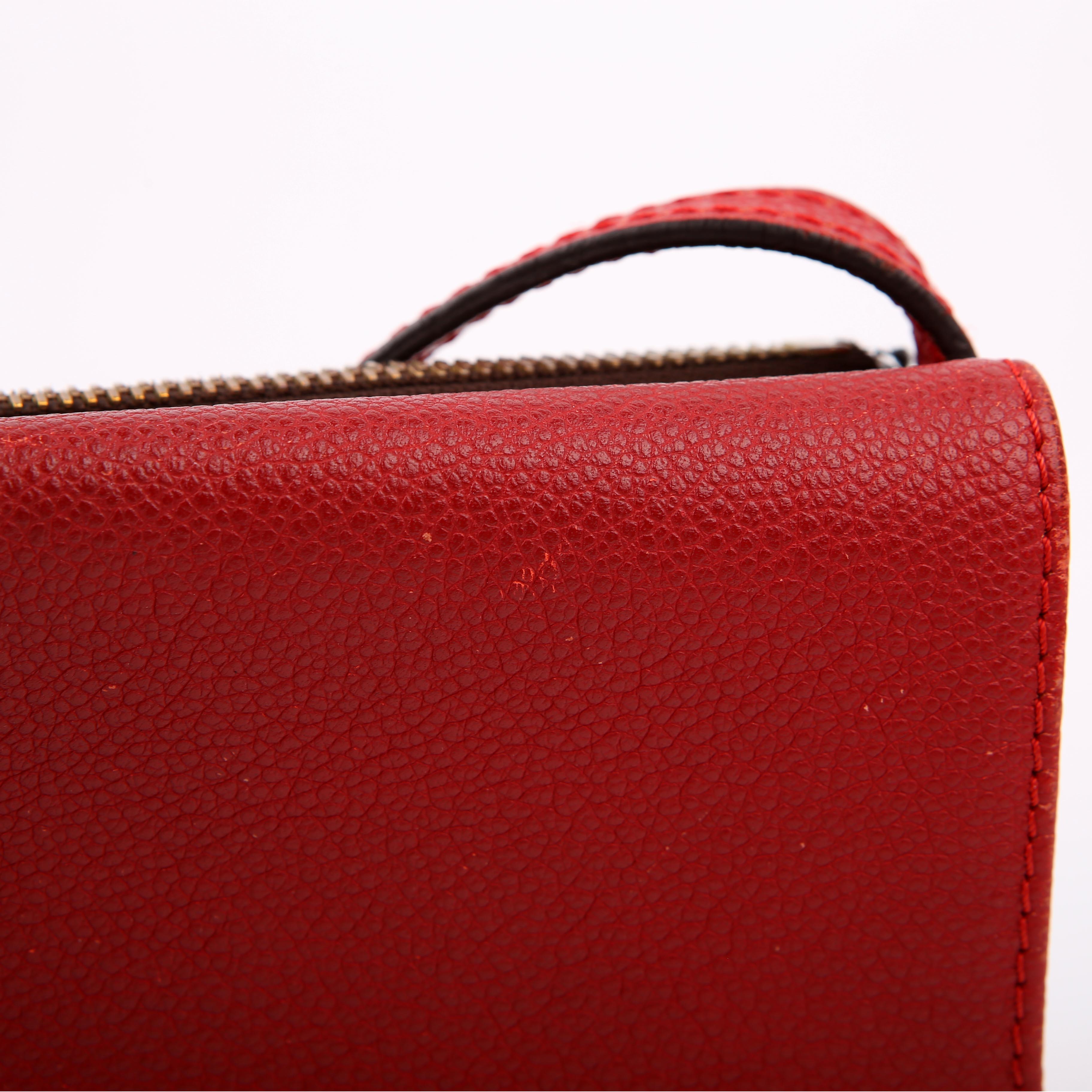 Louis Vuitton Pochette Twice Monogram Red