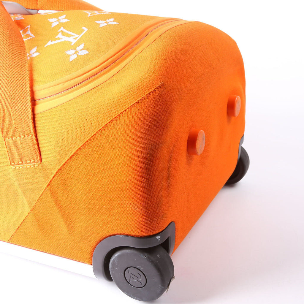 Louis Vuitton Horizon 55 Soft Duffle Knit Monogram Orange