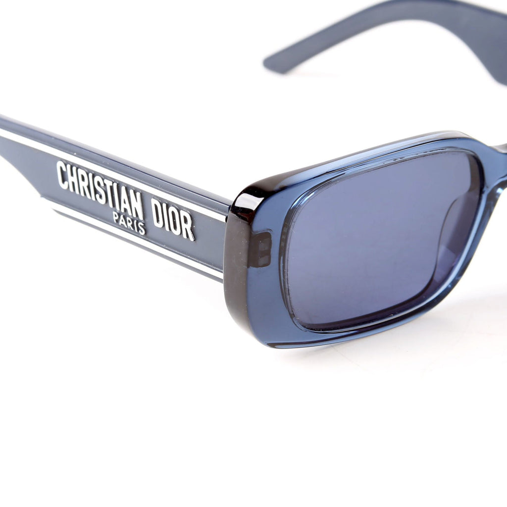 Christian Dior Wildior S2U Rectangle Sunglasses Blue