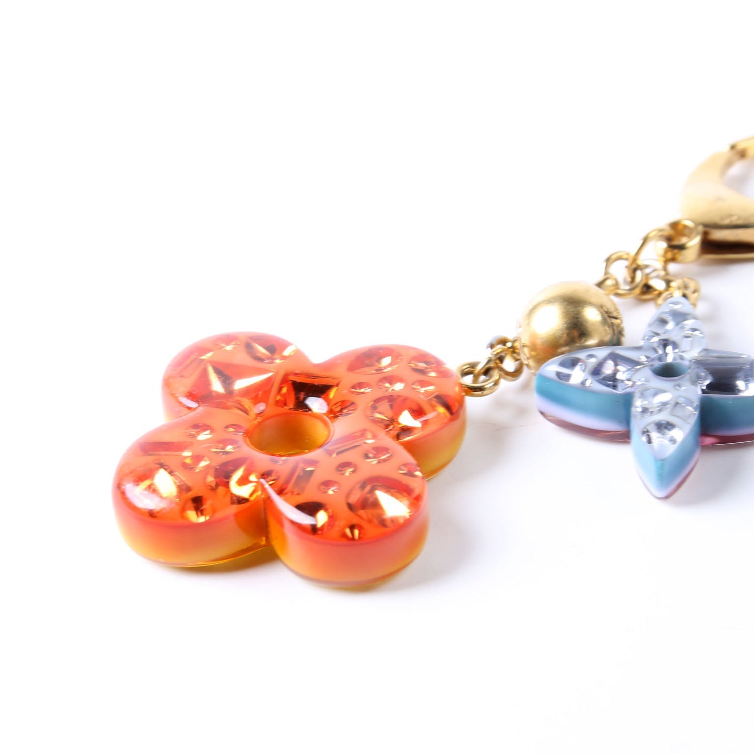 Louis Vuitton Glam Flower Resin Charm Gold/Multicolor