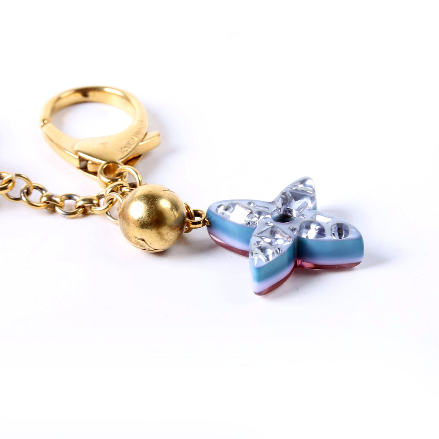 Louis Vuitton Glam Flower Resin Charm Gold/Multicolor