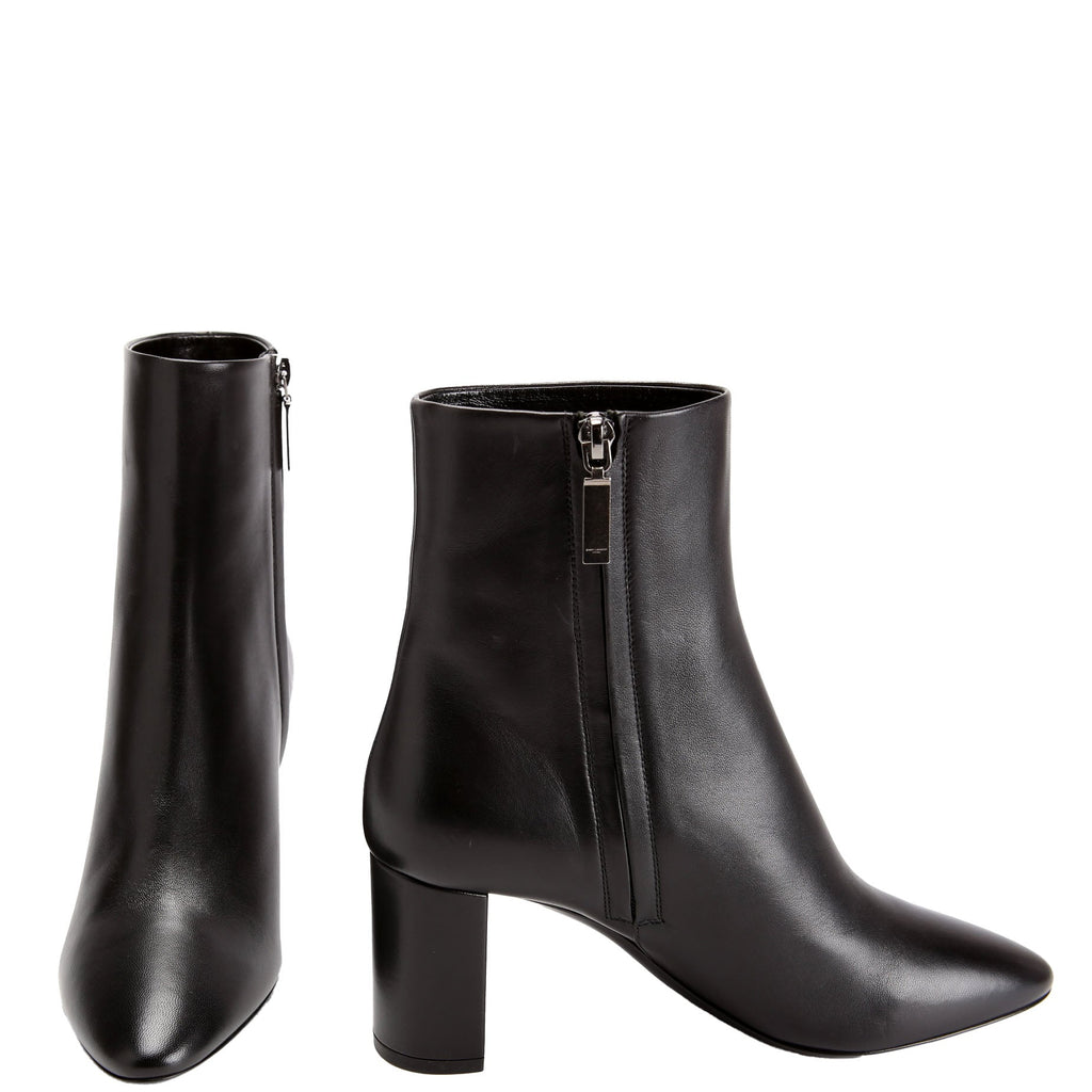 Saint Laurent LouLou Ankle Zip Booties Size 39