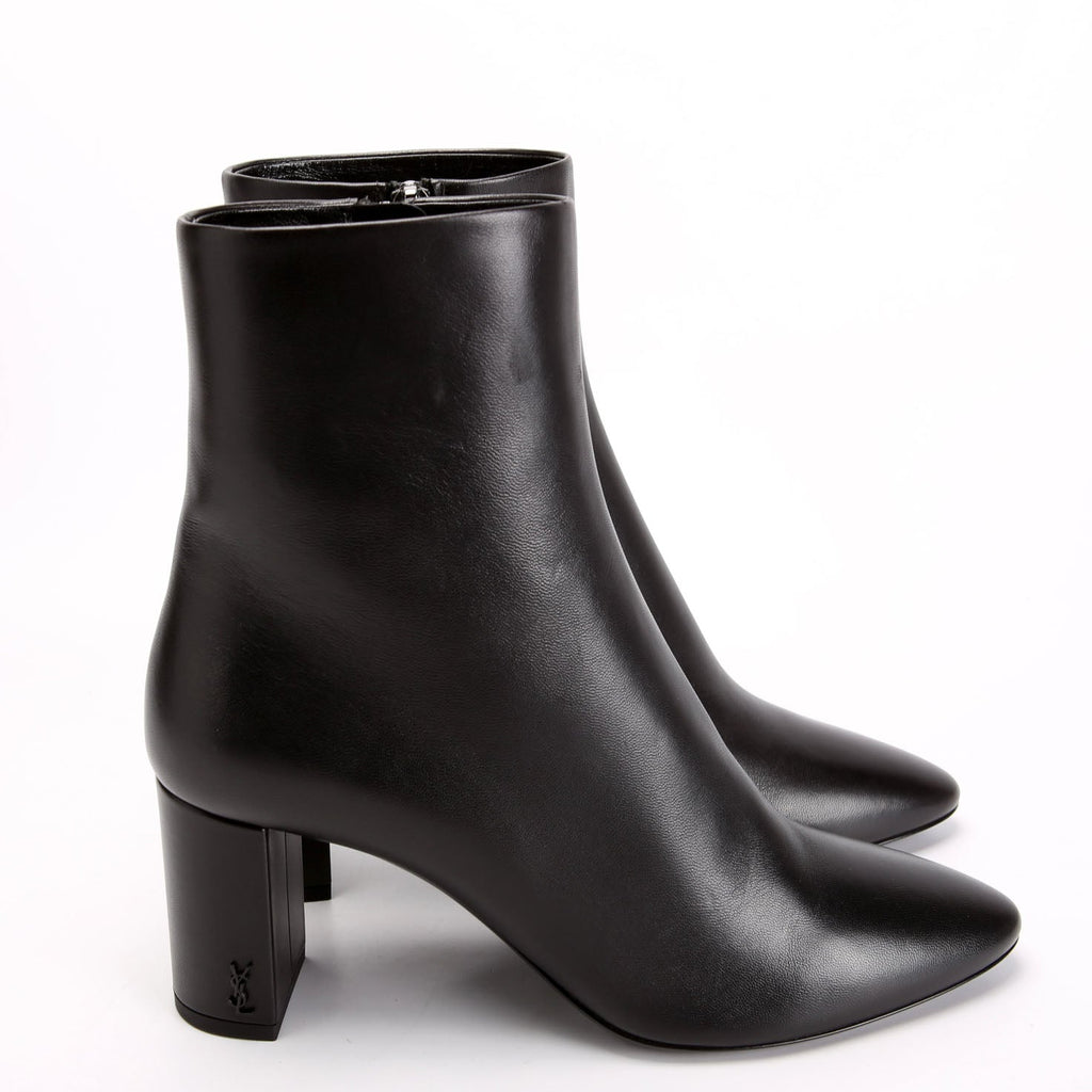 Saint Laurent LouLou Ankle Zip Booties Size 39