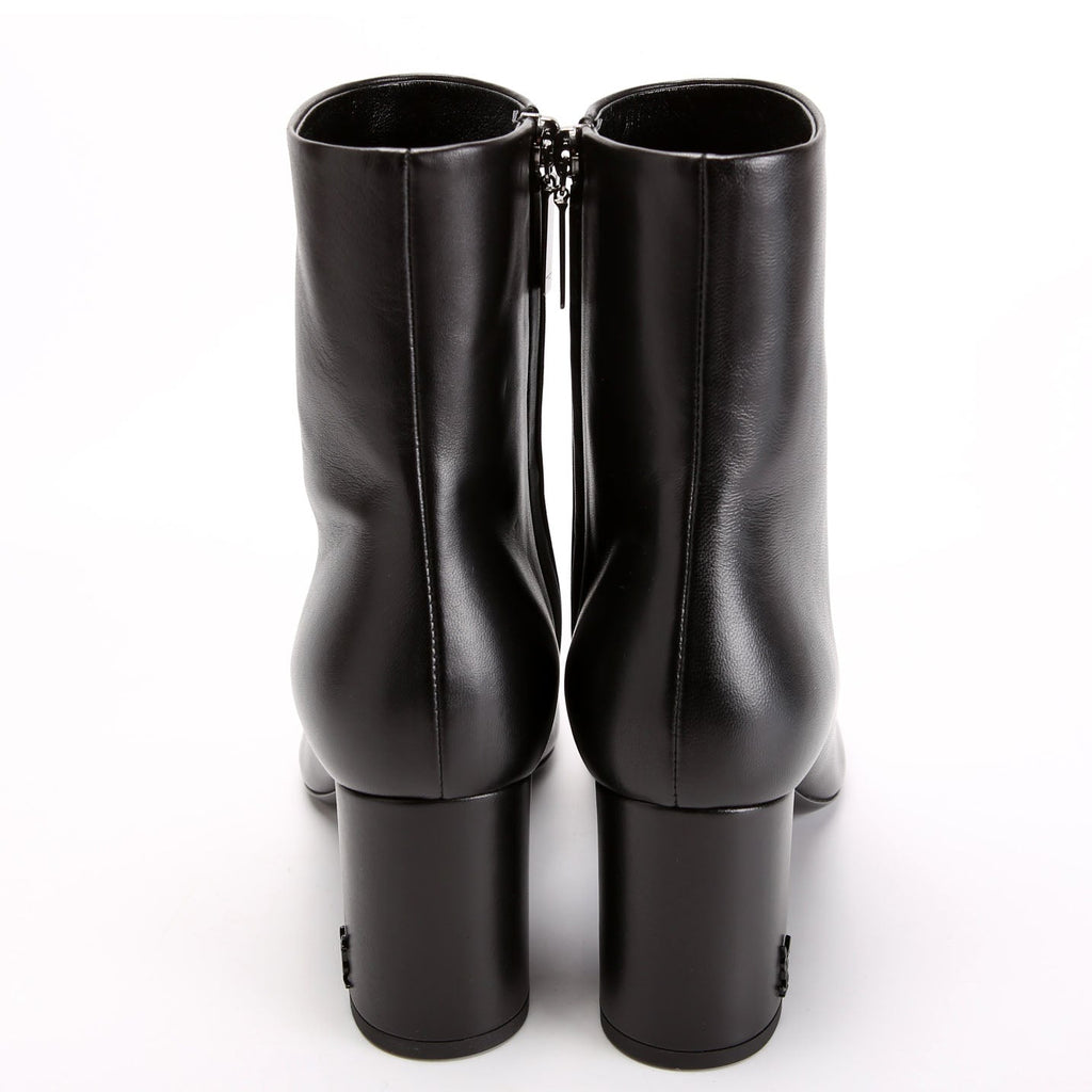 Saint Laurent LouLou Ankle Zip Booties Size 39
