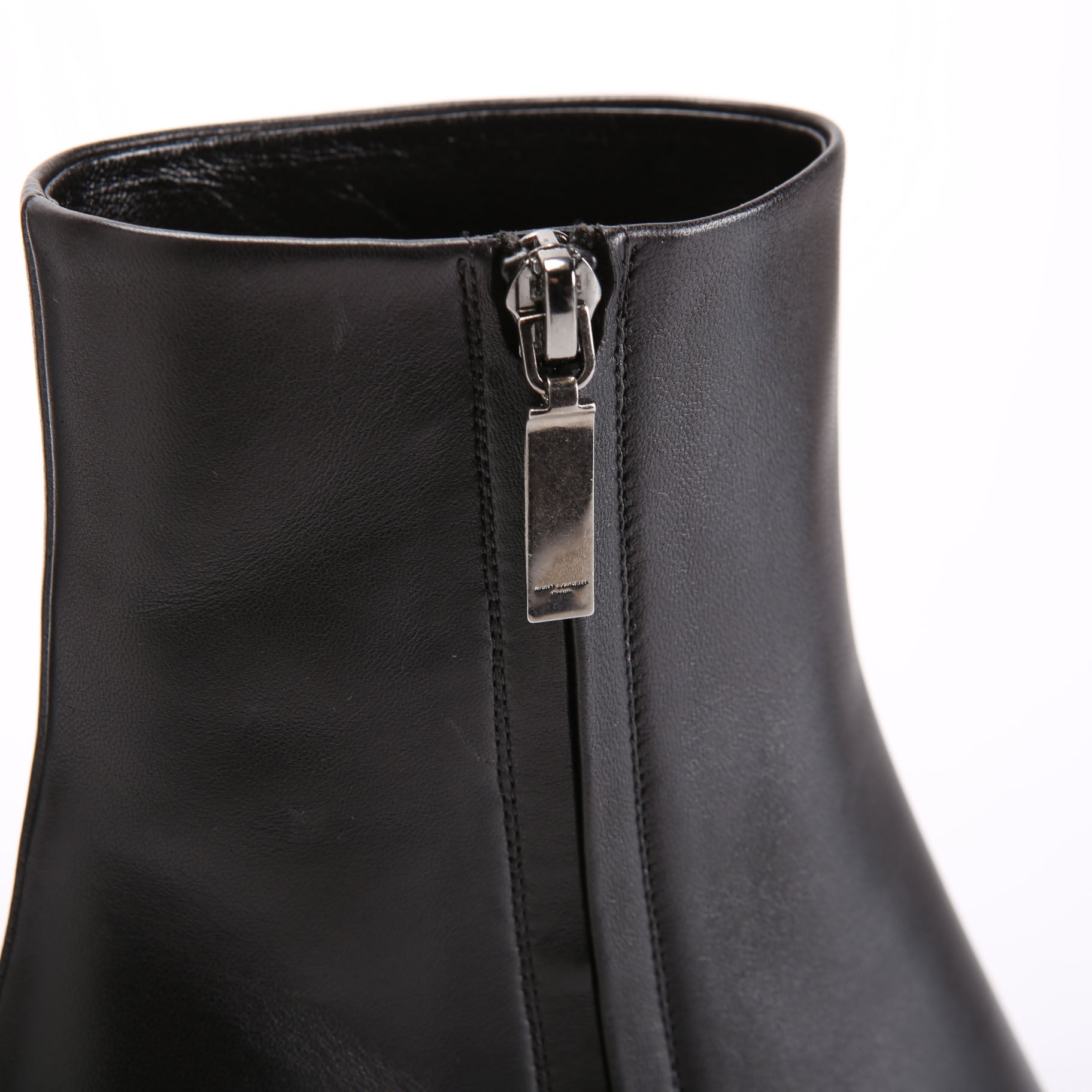 Saint Laurent LouLou Ankle Zip Booties Size 39