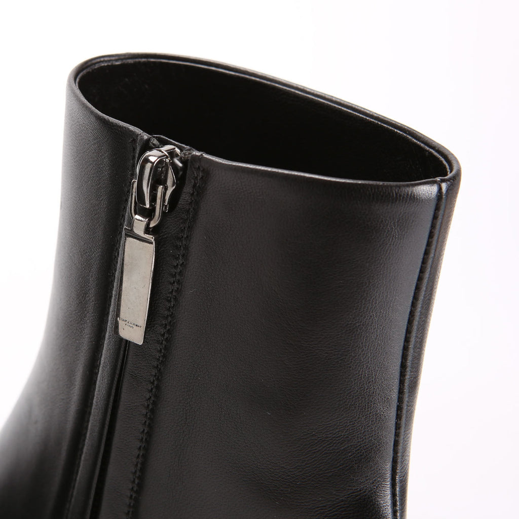 Saint Laurent LouLou Ankle Zip Booties Size 39