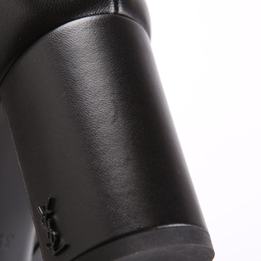Saint Laurent LouLou Ankle Zip Booties Size 39