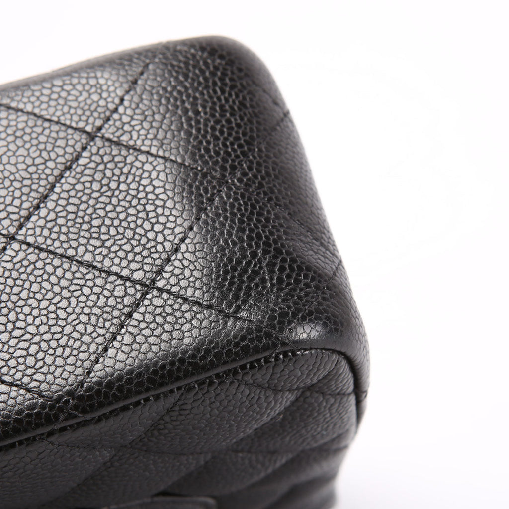 Chanel Classic Flap Jumbo Caviar 17-20M Black