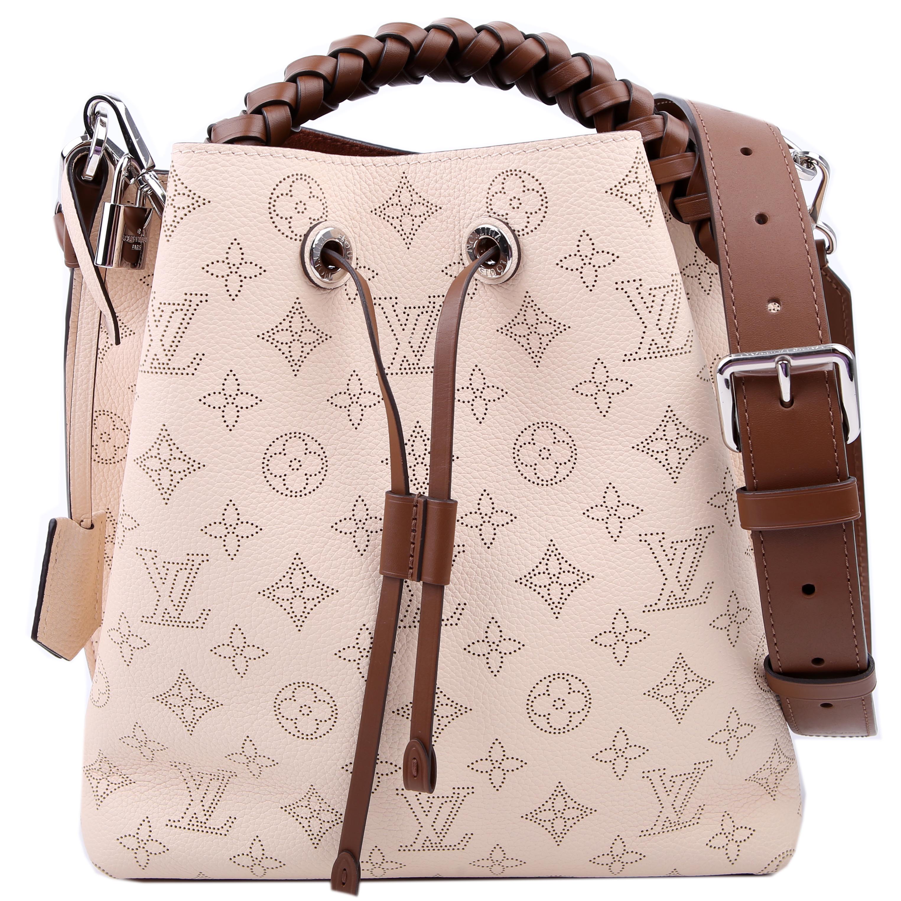 Louis Vuitton Muria Bucket Mahina Cream/Brown