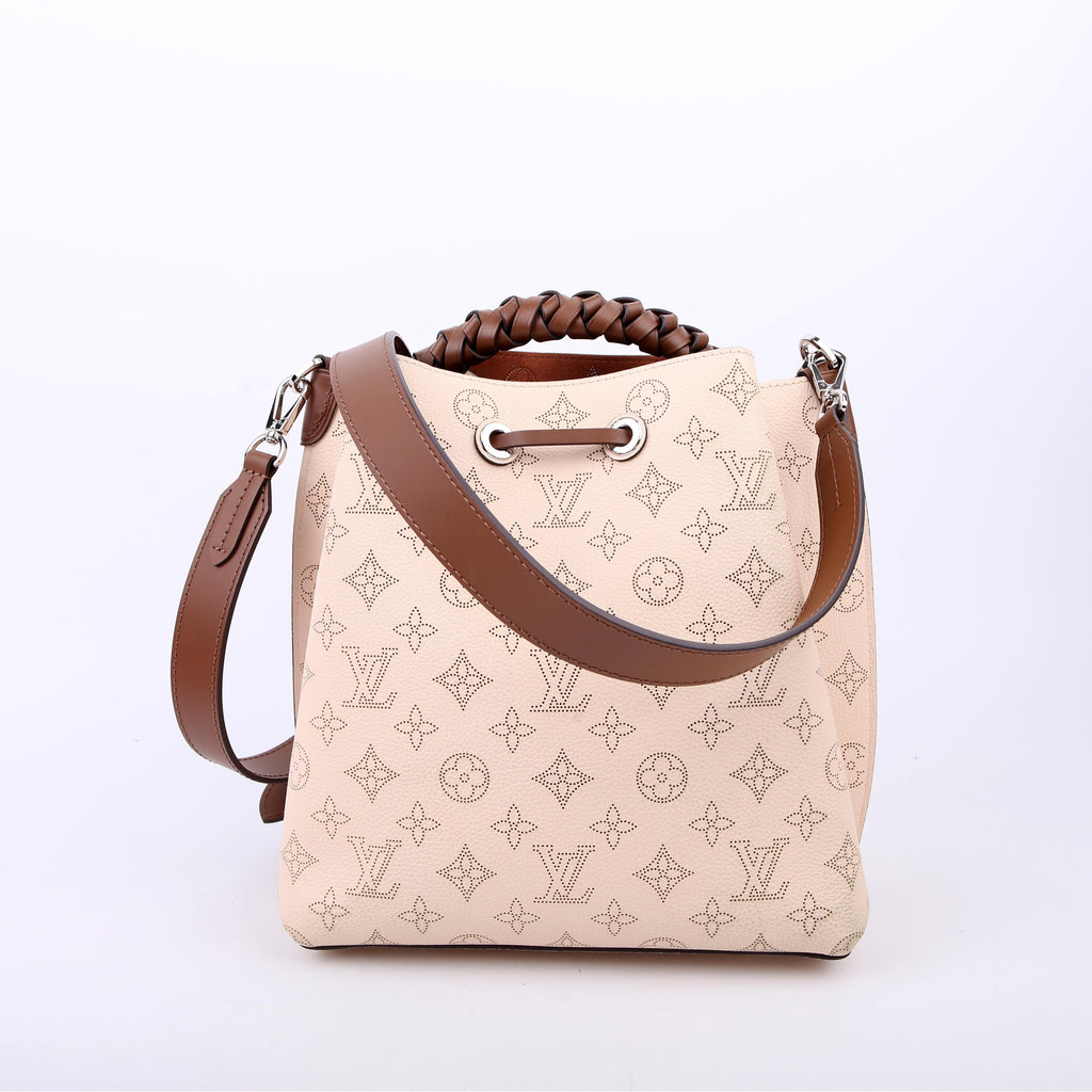 Louis Vuitton Muria Bucket Mahina Cream/Brown