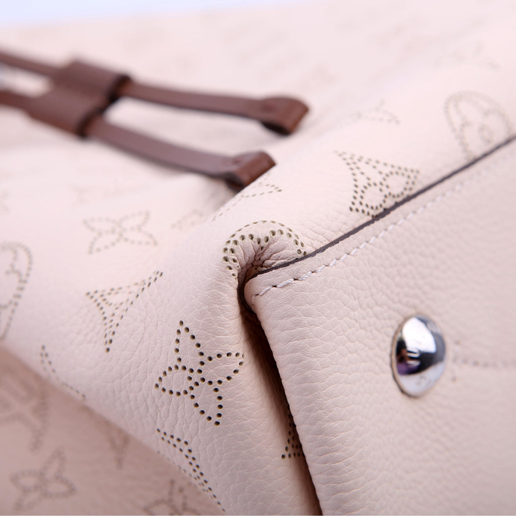Louis Vuitton Muria Bucket Mahina Cream/Brown