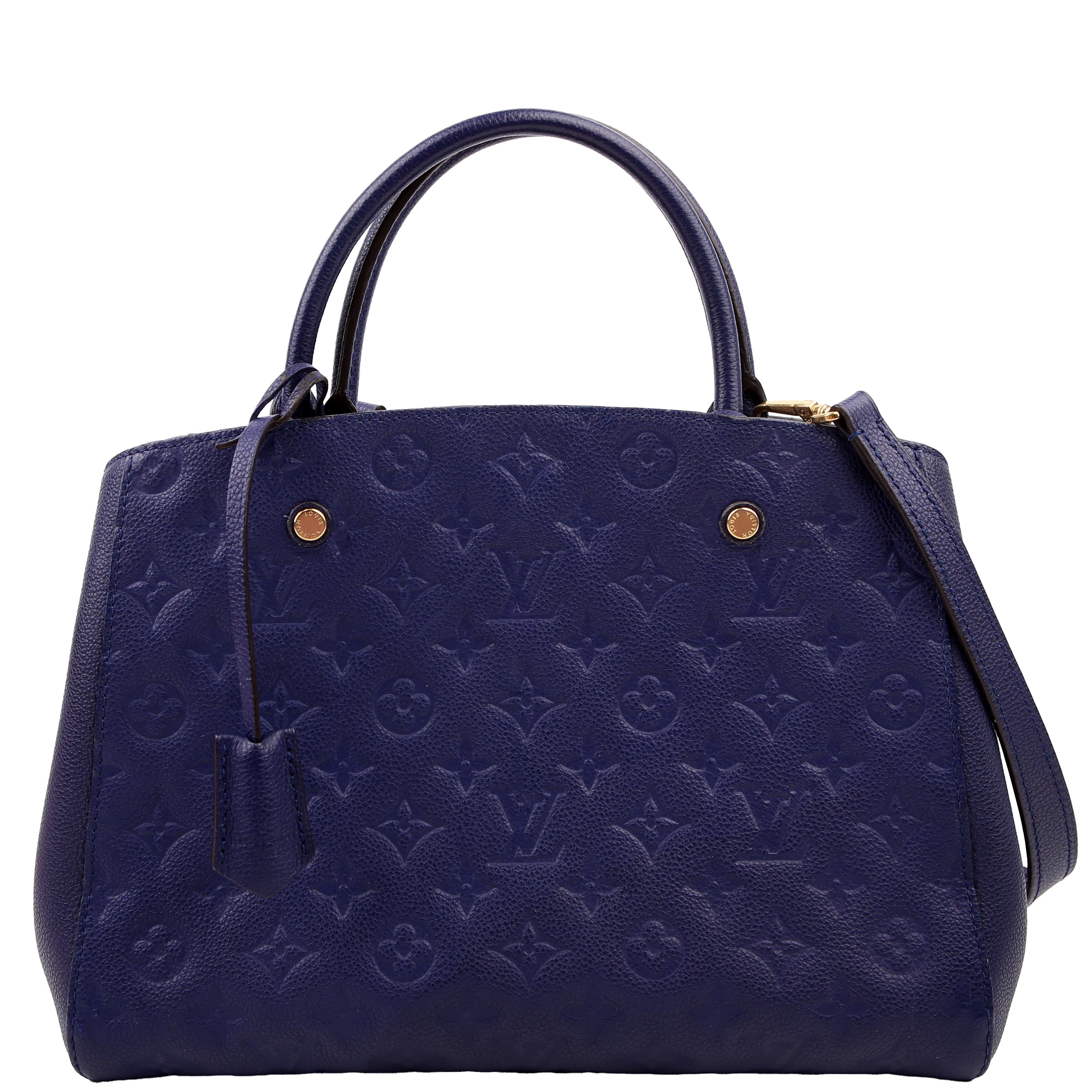 Louis Vuitton Montaigne MM Empreinte Blue