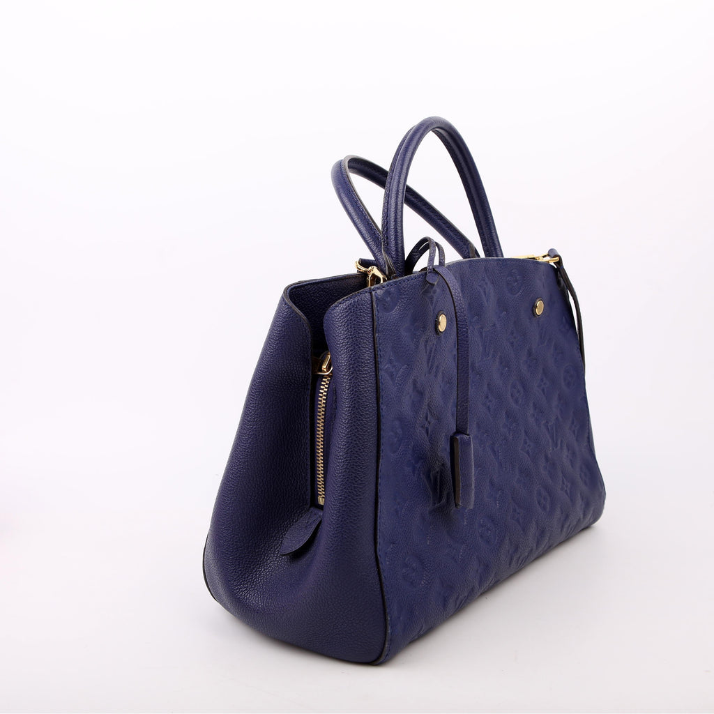 Louis Vuitton Montaigne MM Empreinte Blue