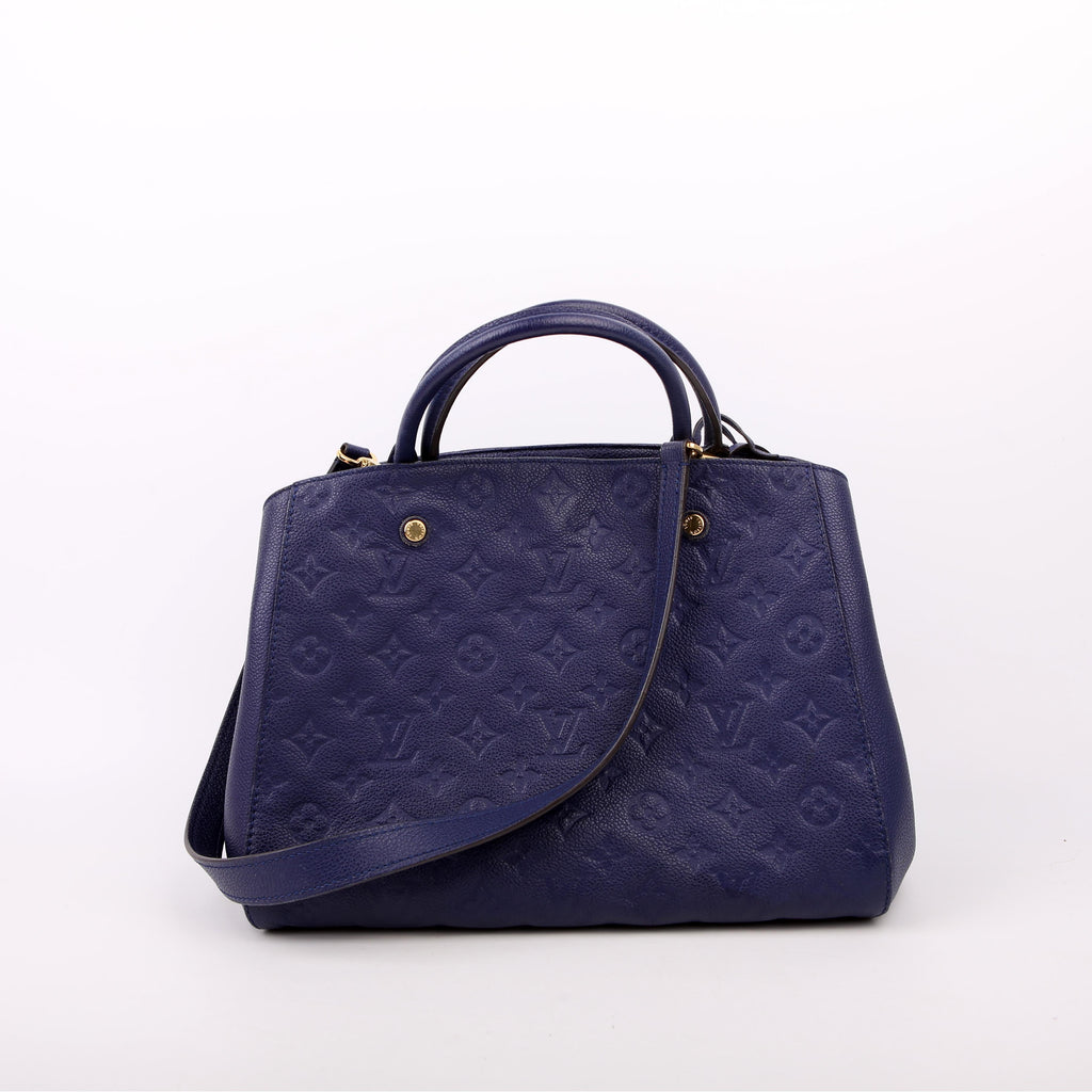 Louis Vuitton Montaigne MM Empreinte Blue