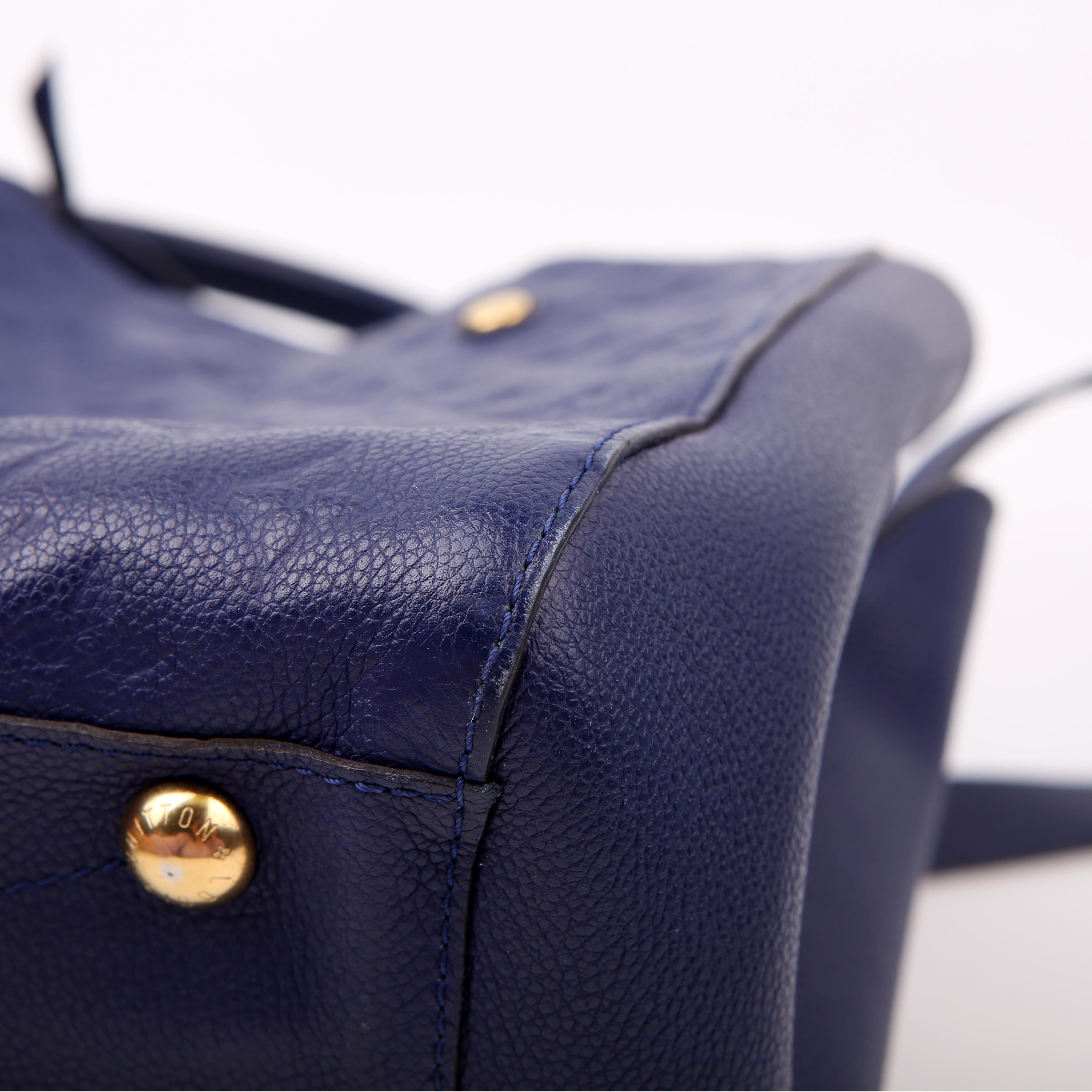 Louis Vuitton Montaigne MM Empreinte Blue