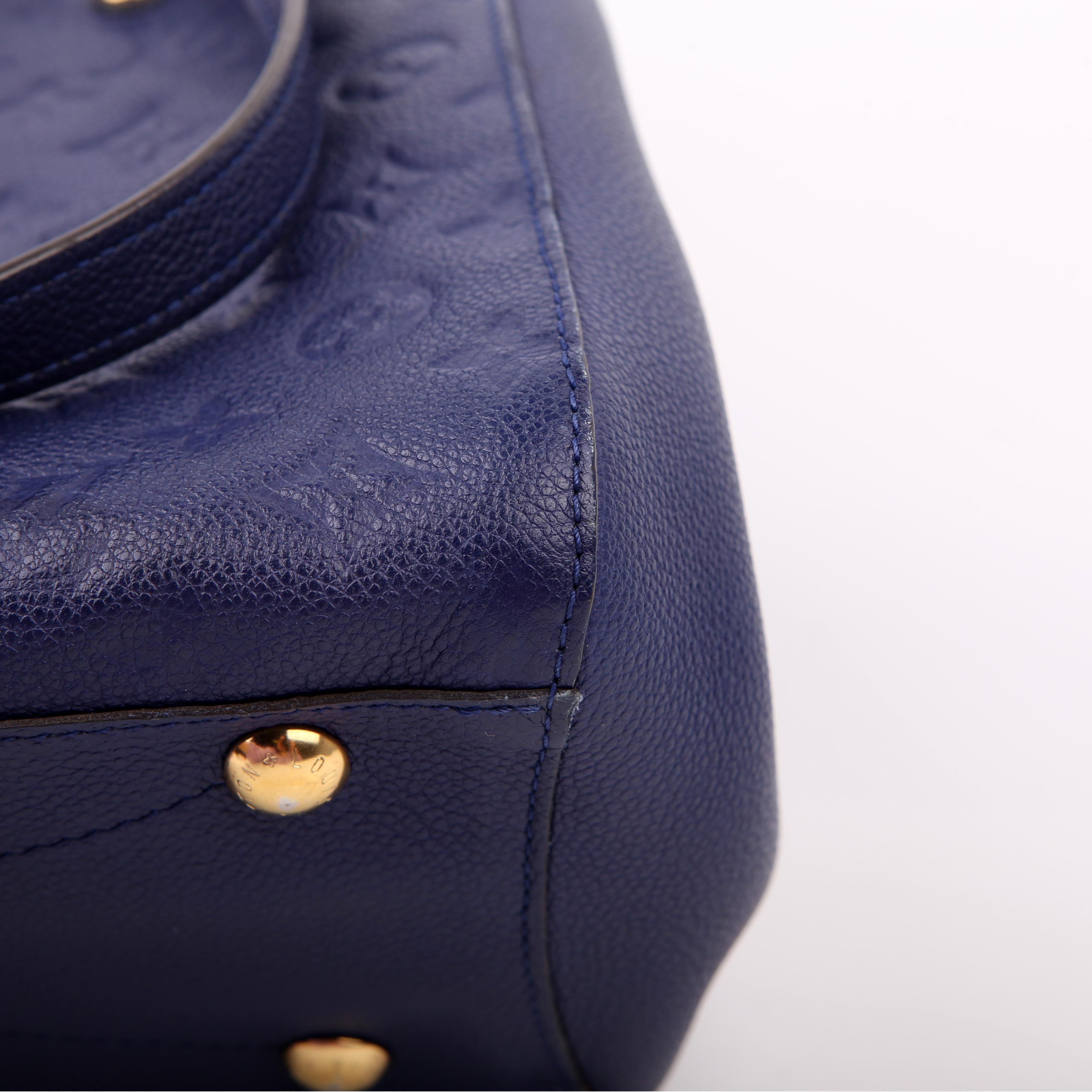 Louis Vuitton Montaigne MM Empreinte Blue
