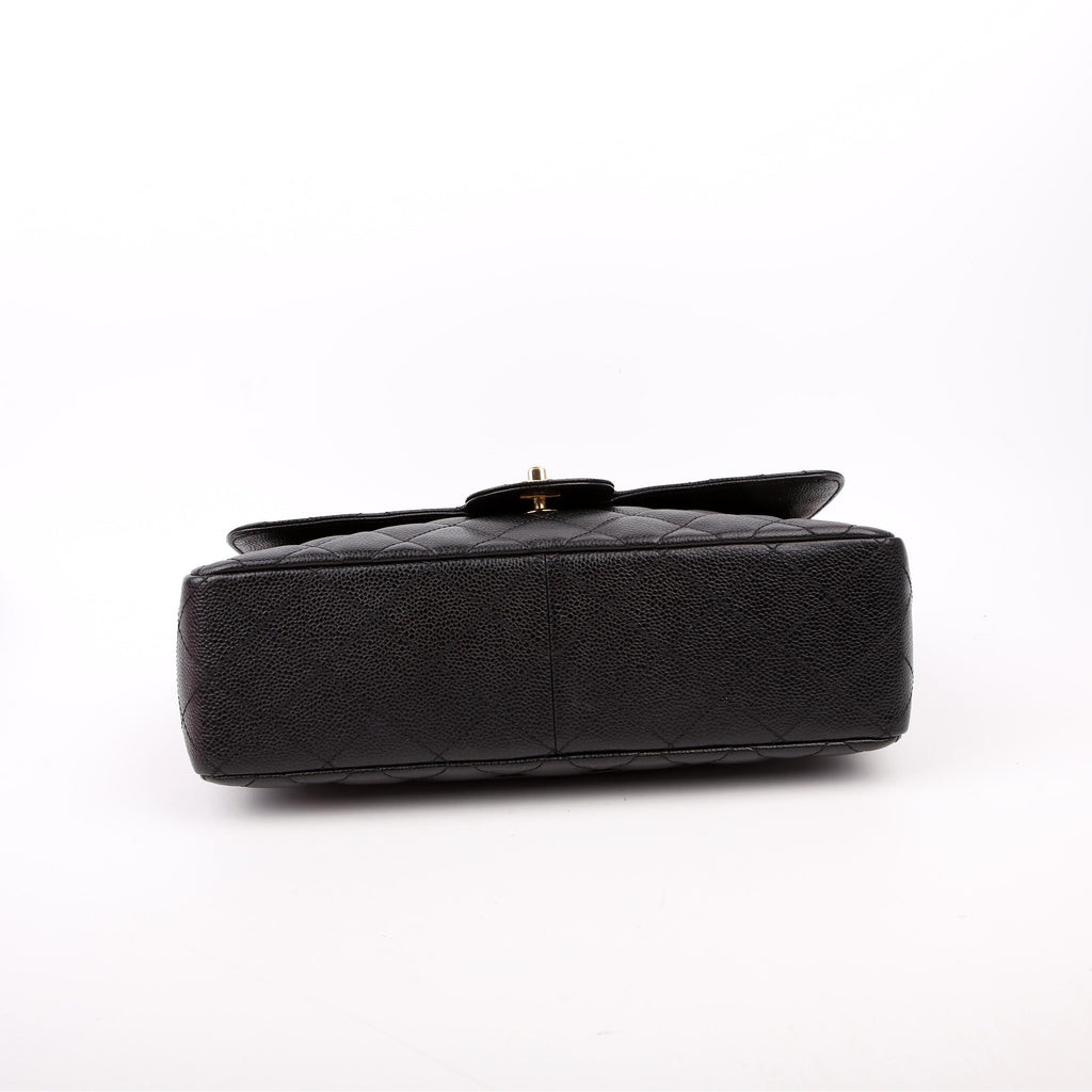 Chanel Classic Flap Jumbo Caviar 10M Black