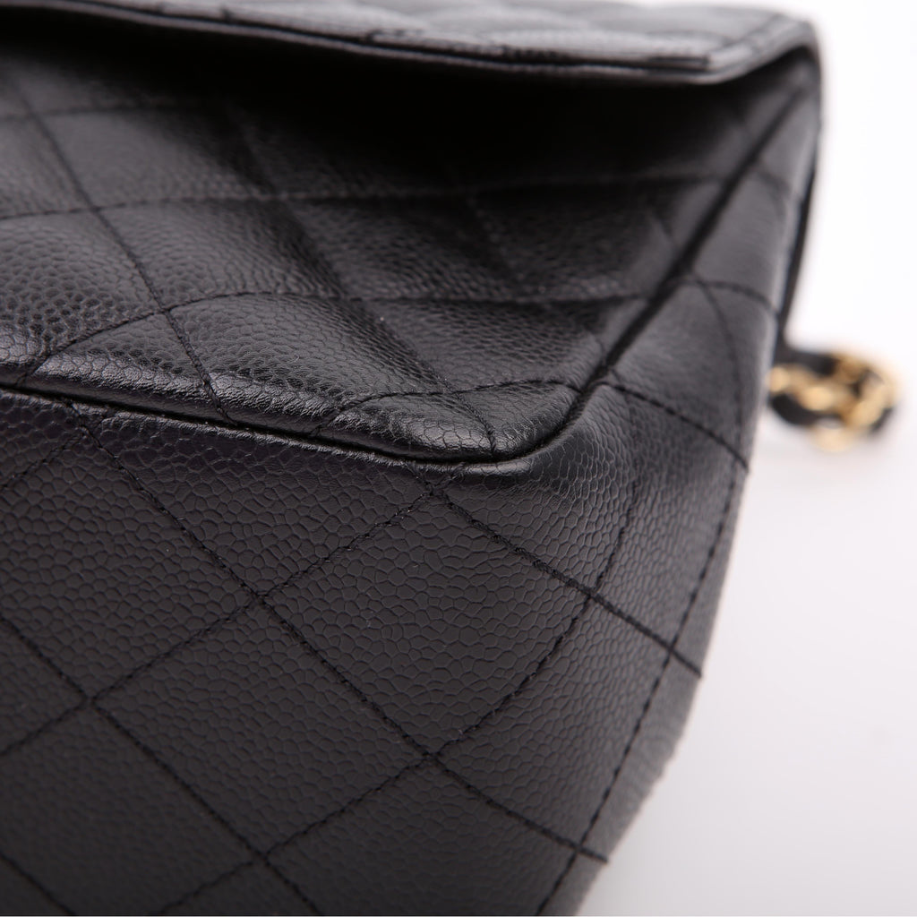 Chanel Classic Flap Jumbo Caviar 10M Black