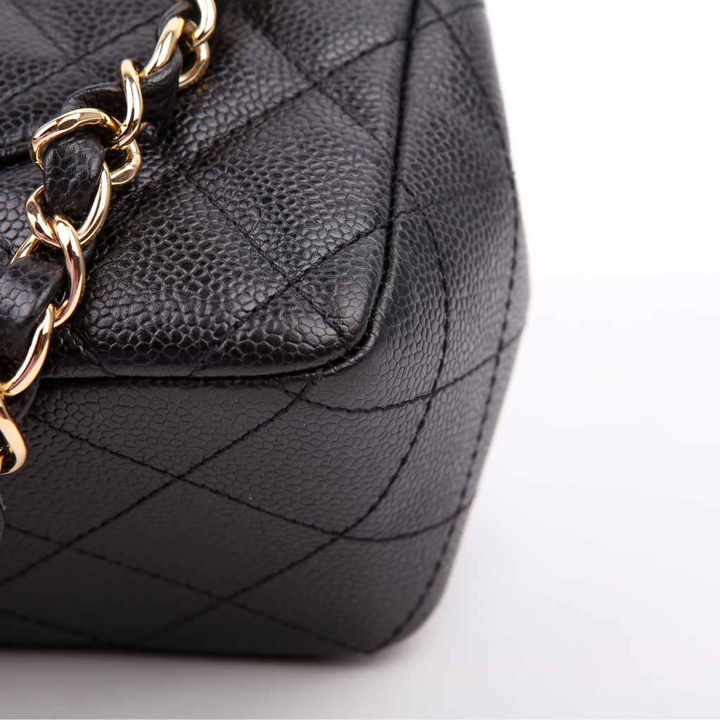 Chanel Classic Flap Jumbo Caviar 10M Black