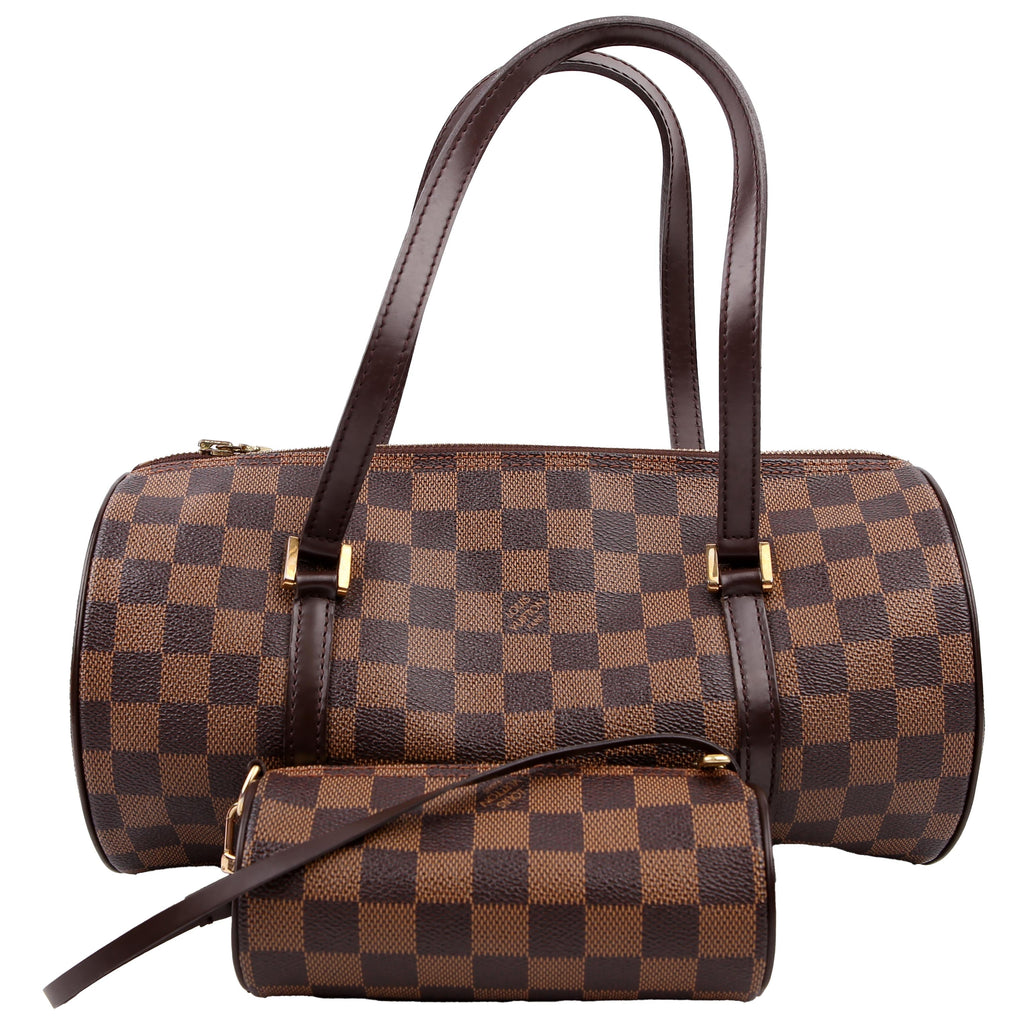 Louis Vuitton Papillon 30 10.5 with Pouch Damier Ebene