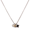 Louis Vuitton LV Instinct Pendant Necklace Silver/Gold