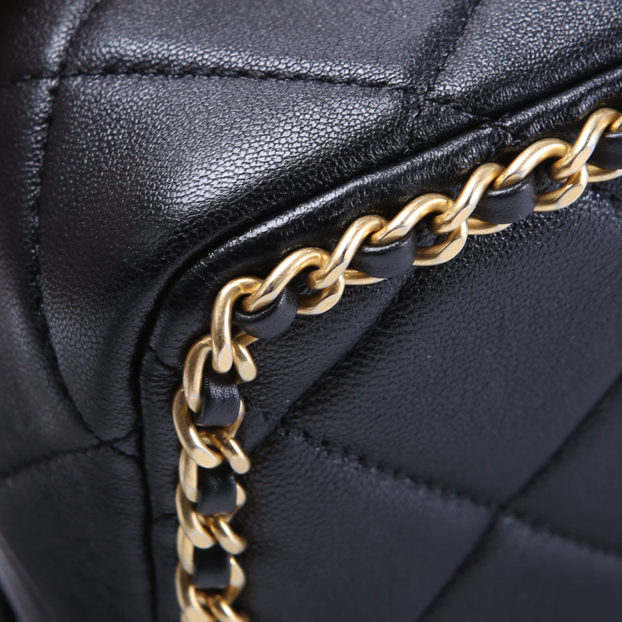 Chanel Chain Me Flap Small Lambskin (RFID) Black/Gold