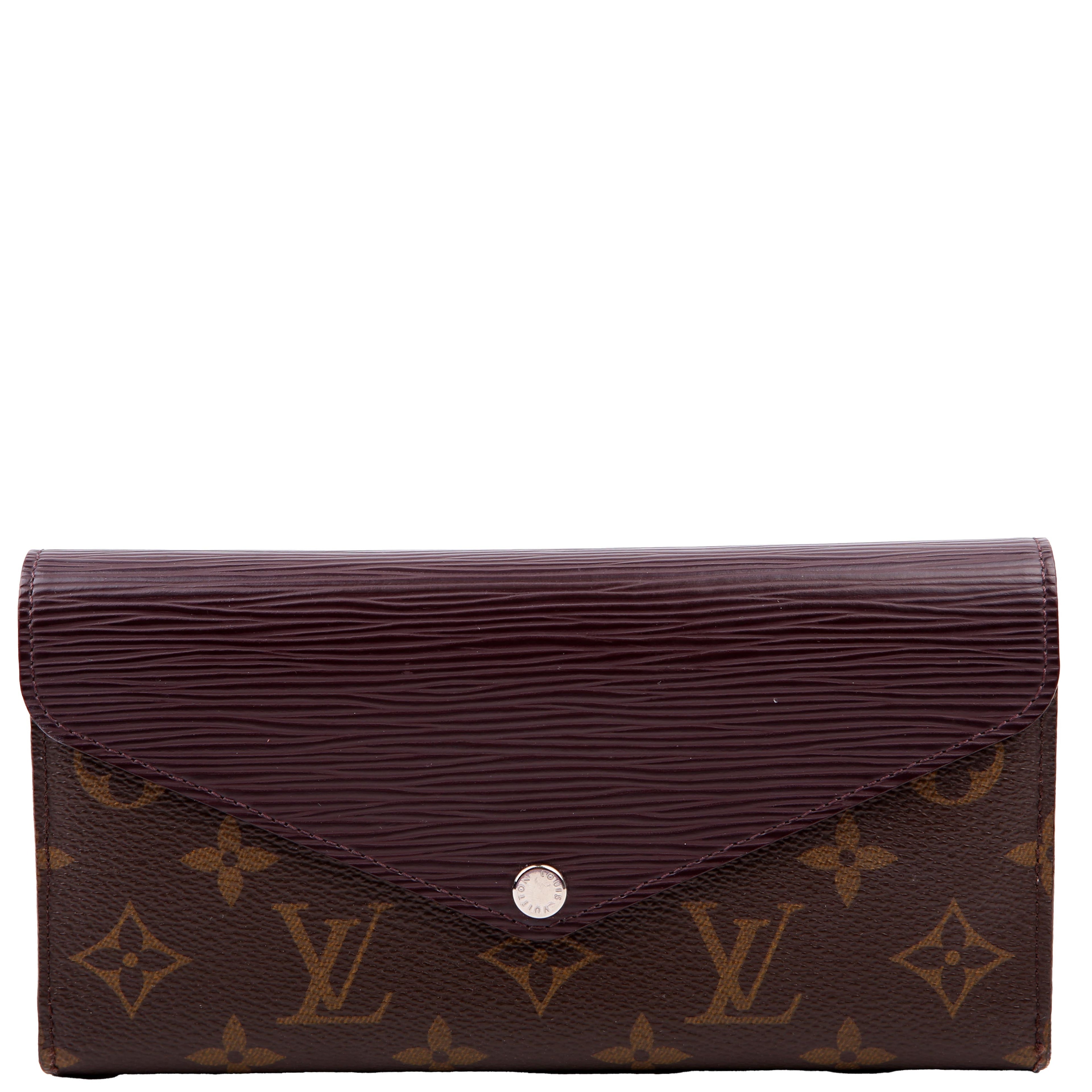Louis Vuitton Marie Lou Long Wallet Monogram/Epi Purple