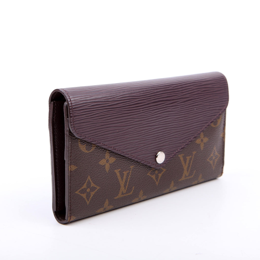 Louis Vuitton Marie Lou Long Wallet Monogram/Epi Purple
