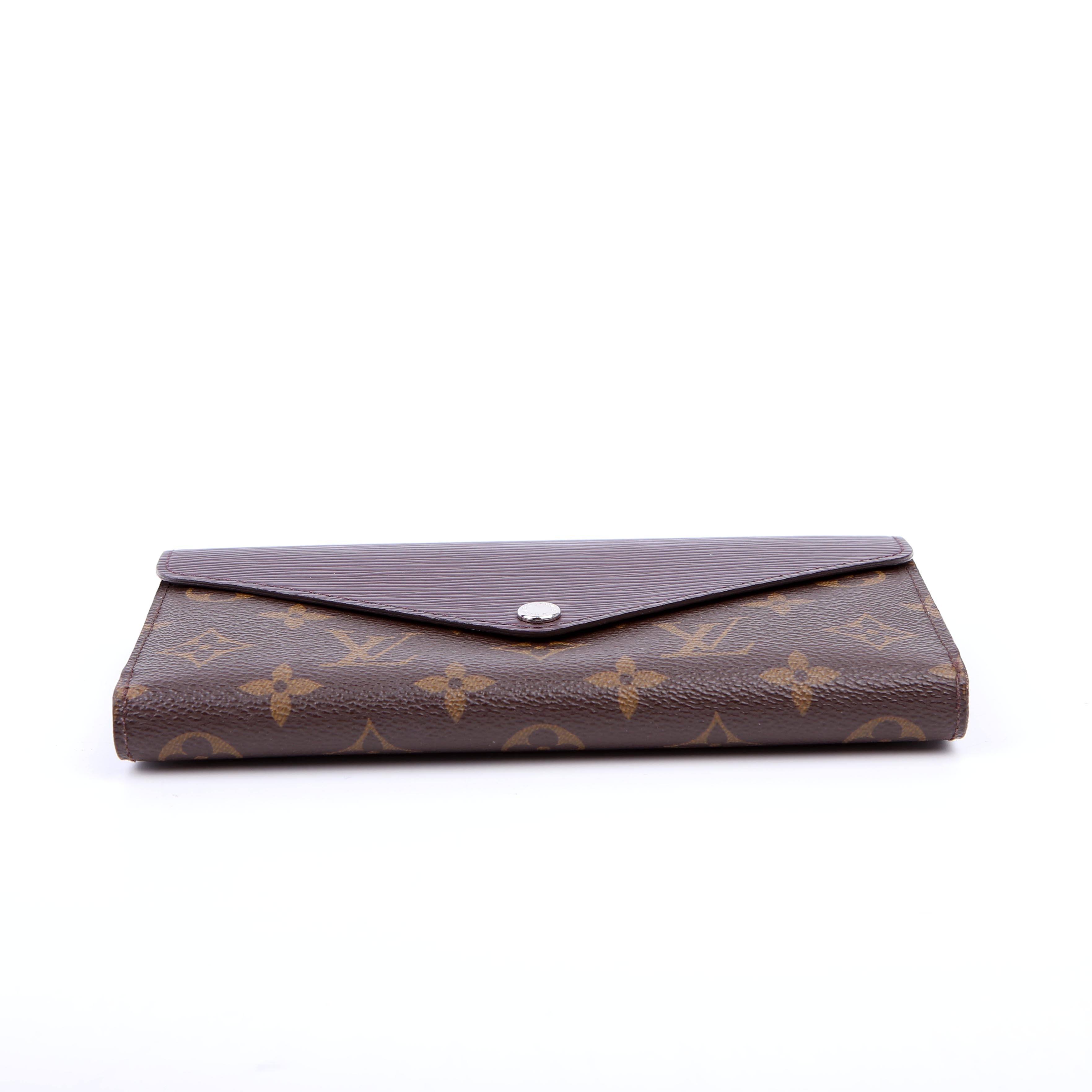 Louis Vuitton Marie Lou Long Wallet Monogram/Epi Purple