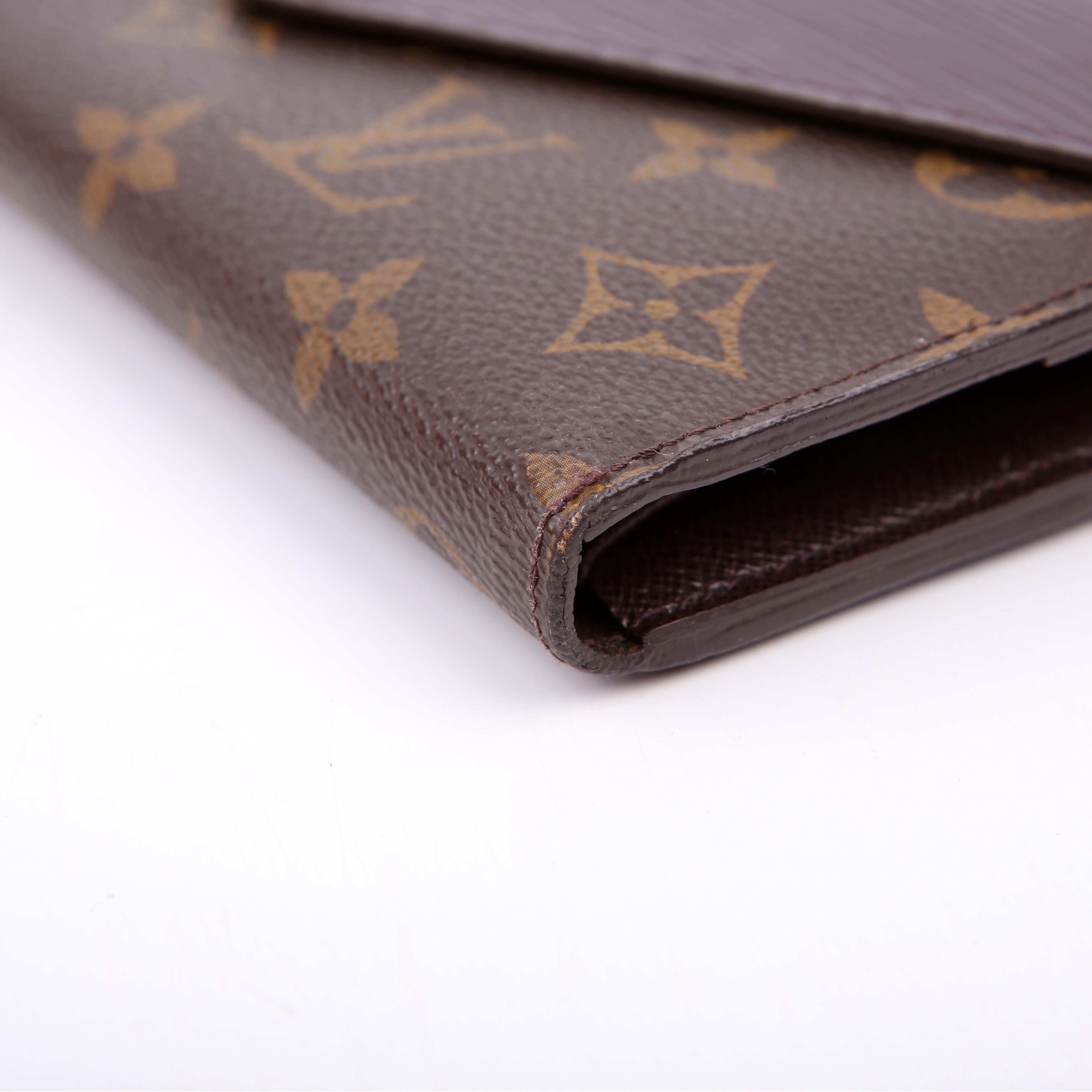 Louis Vuitton Marie Lou Long Wallet Monogram/Epi Purple