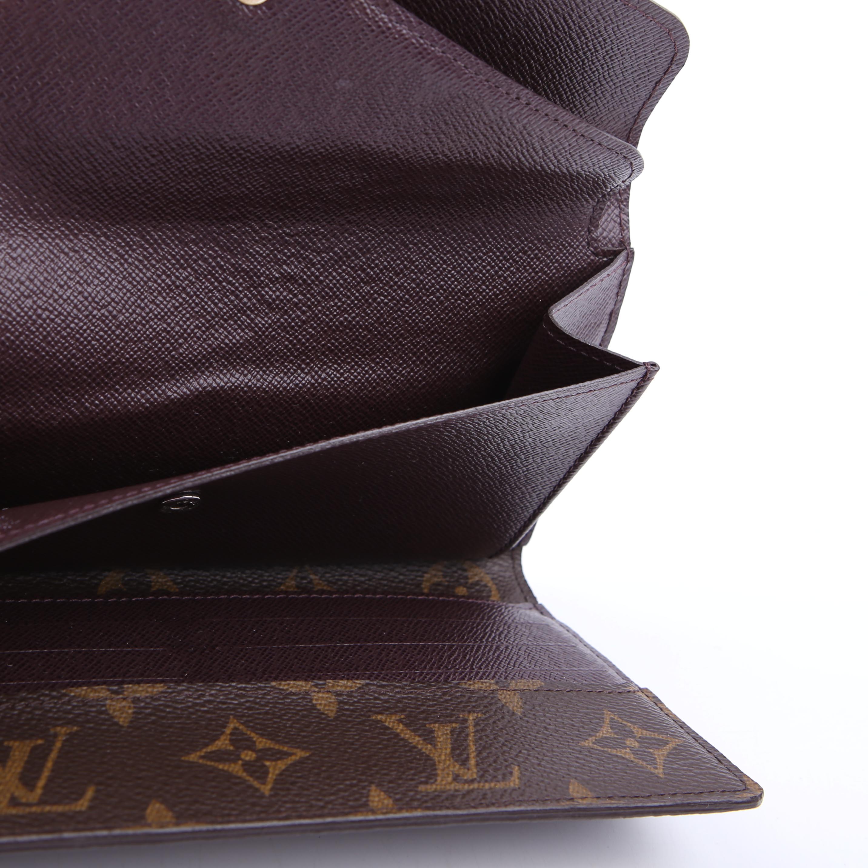 Louis Vuitton Marie Lou Long Wallet Monogram/Epi Purple
