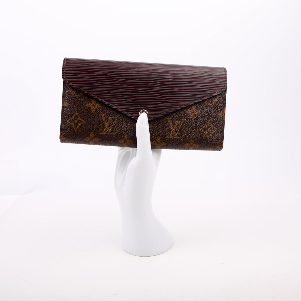Louis Vuitton Marie Lou Long Wallet Monogram/Epi Purple