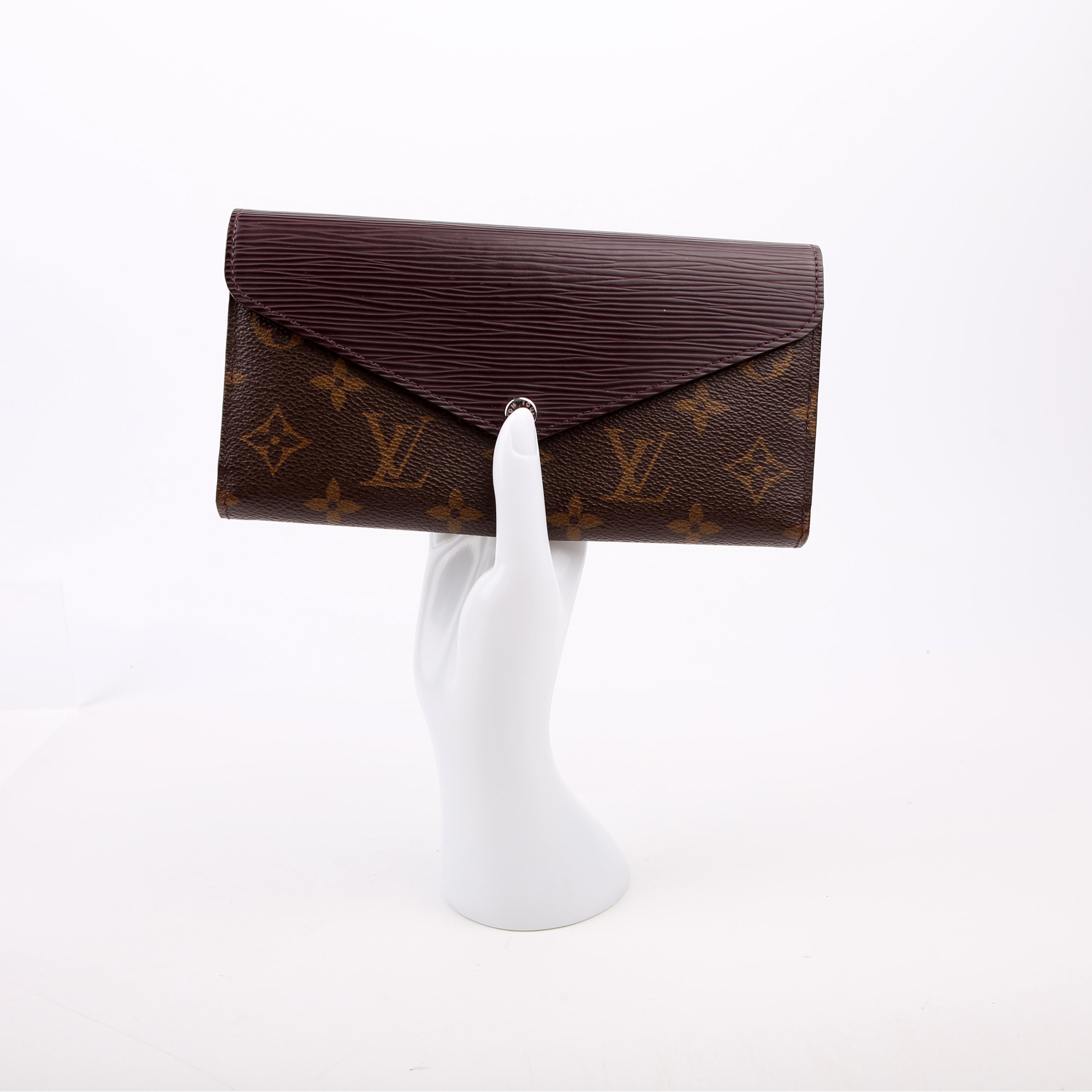 Louis Vuitton Marie Lou Long Wallet Monogram/Epi Purple