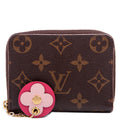 Louis Vuitton Zippy Coin Purse Flower Monogram Pink