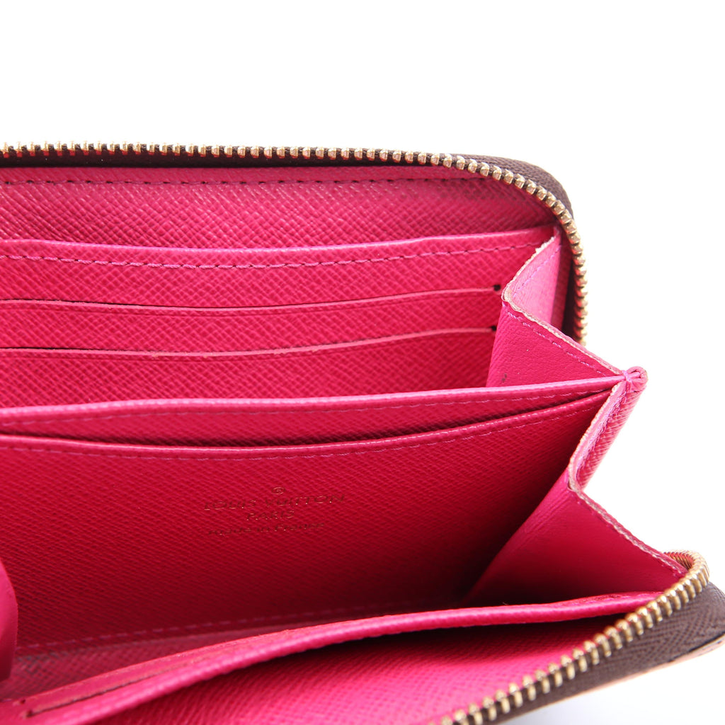 Louis Vuitton Zippy Coin Purse Flower Monogram Pink